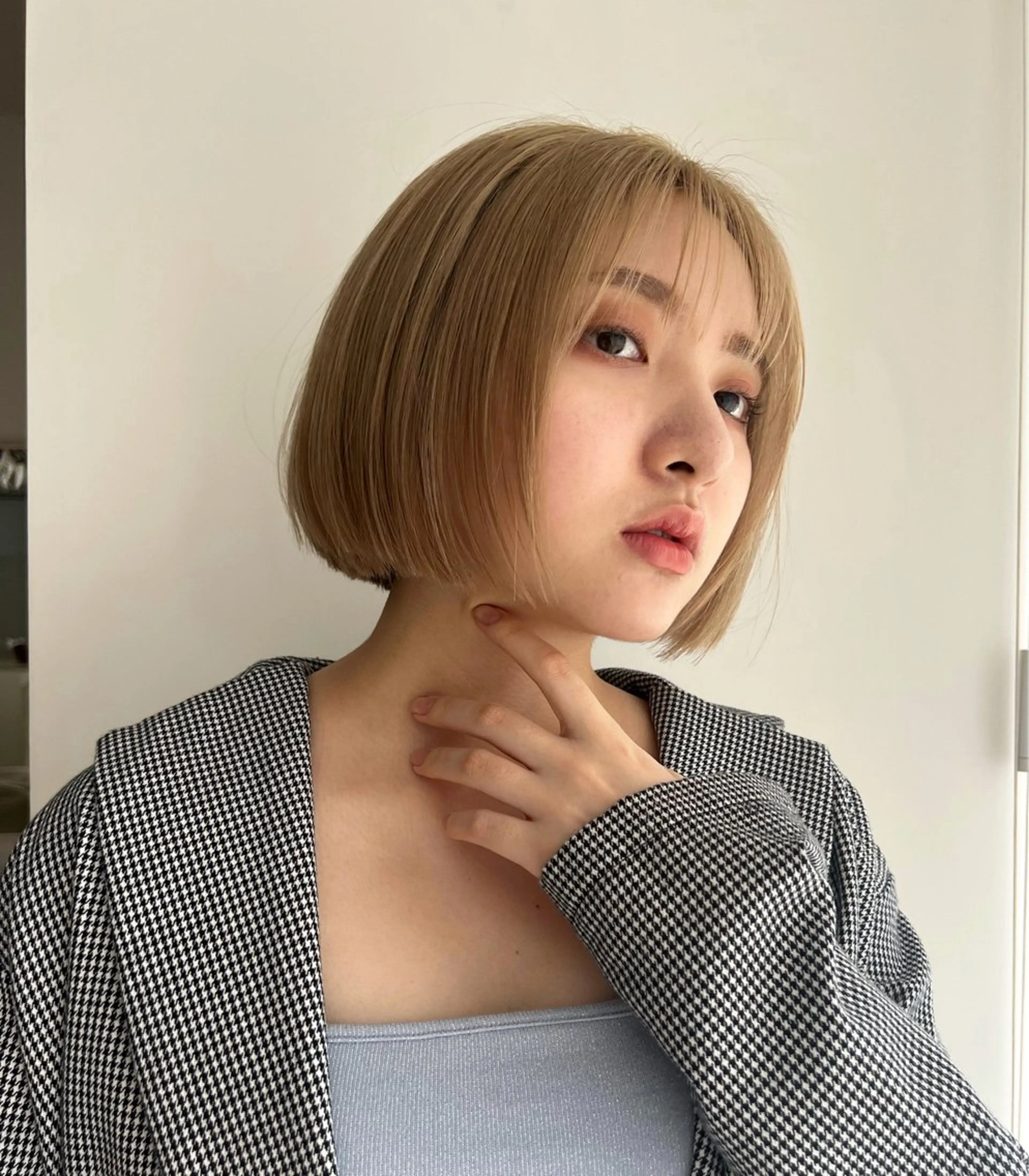ショート カラー ベージュカラー ケアカラー ダブルカラー ヘアカラー トリートメント 透明感/明るめ ヘア/kazui🐈のヘアスタイル