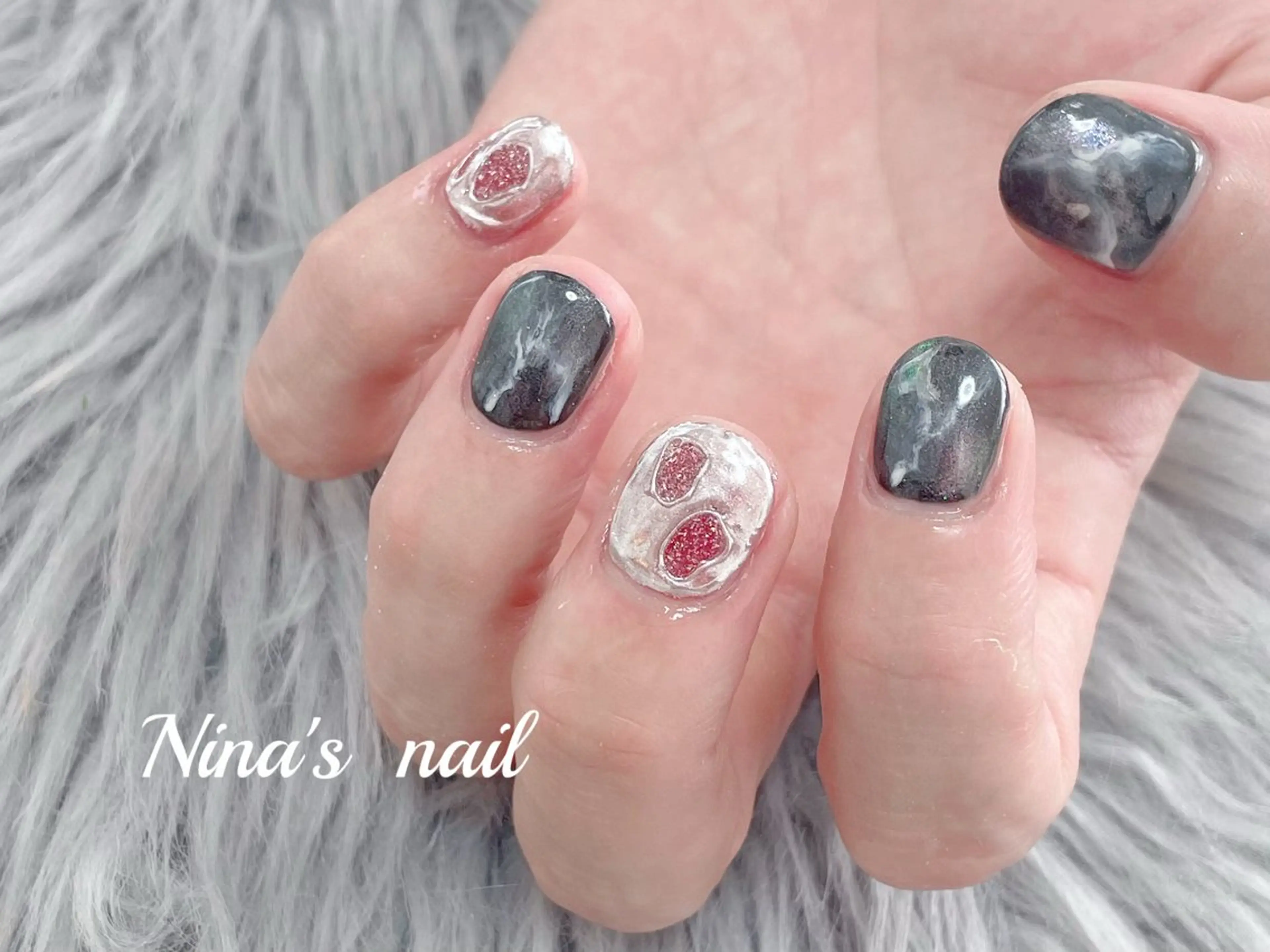 ネイル メンズネイル ハンドネイル Nina's nailのネイルデザイン