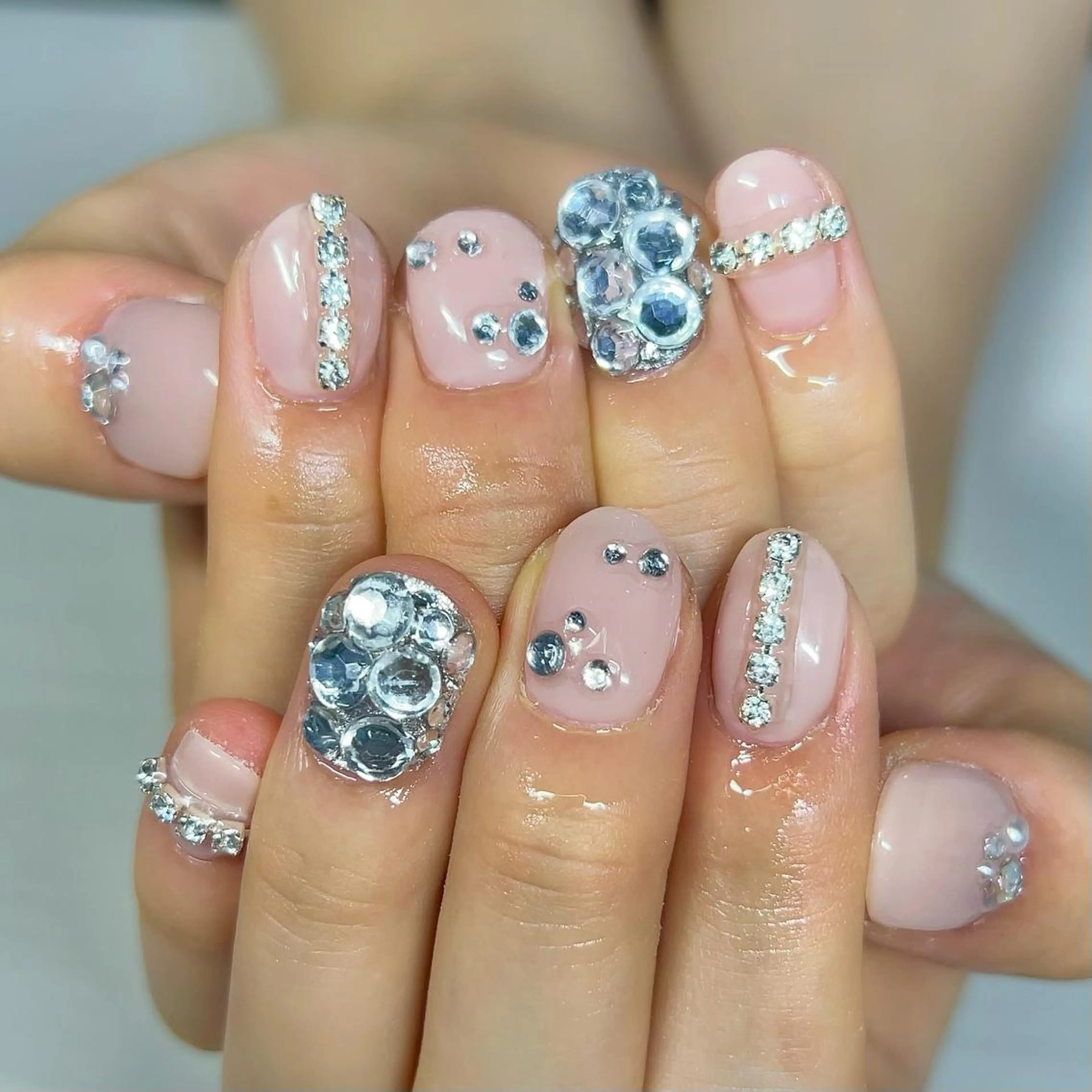 ネイル キラキラネイル ハンドネイル 【Yappy🌈】 💖P-tanaのネイルデザイン