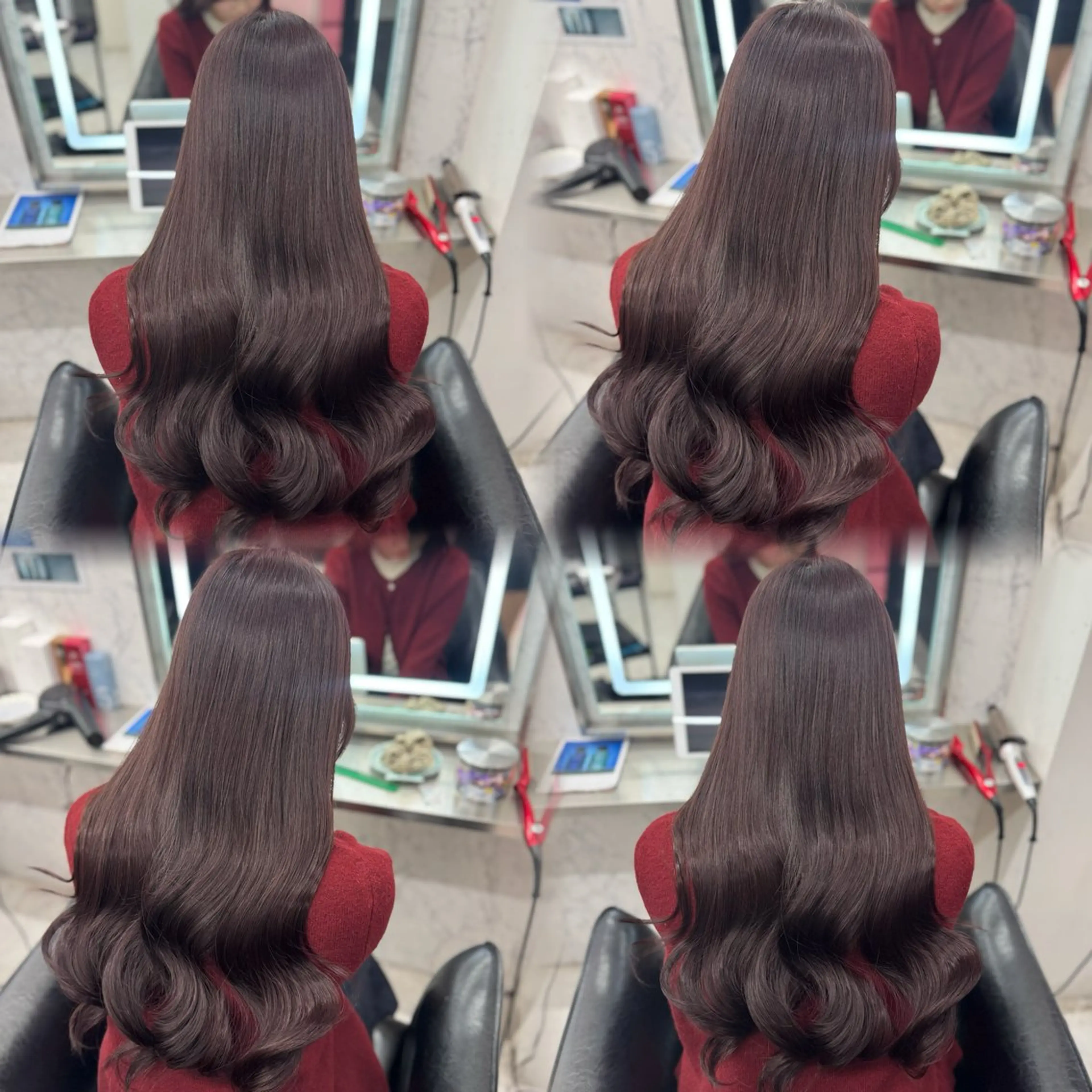 ロング カラー ハイトーンカラー クリスマス ヘアカラー JPCY MIRIYAのヘアスタイル