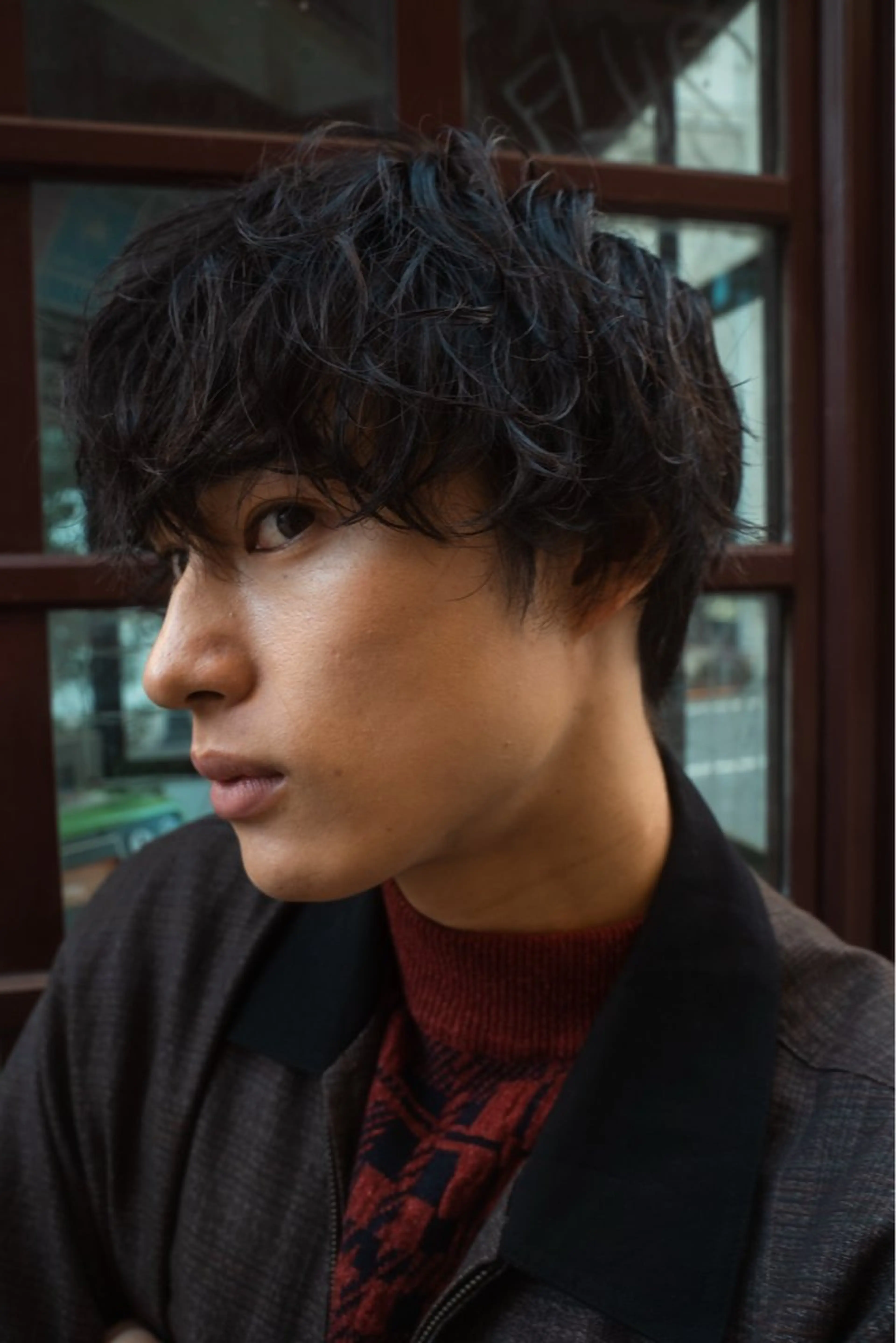 メンズ green登戸所属・GINJI ブリーチ　ハイトーンのヘアスタイル