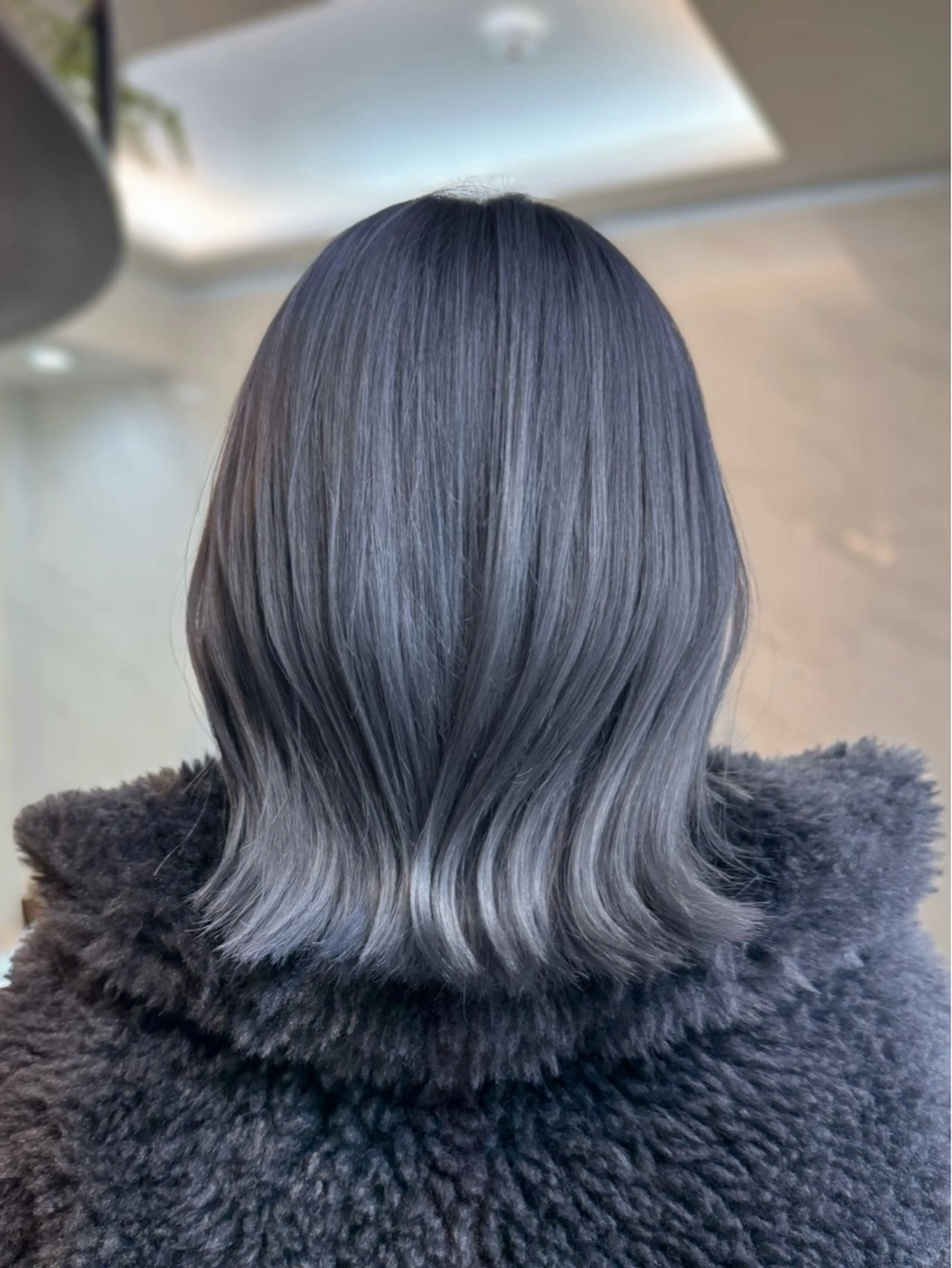 ミディアム カラー カット ヘアカラー Pocket仙台 💚モエリのヘアスタイル