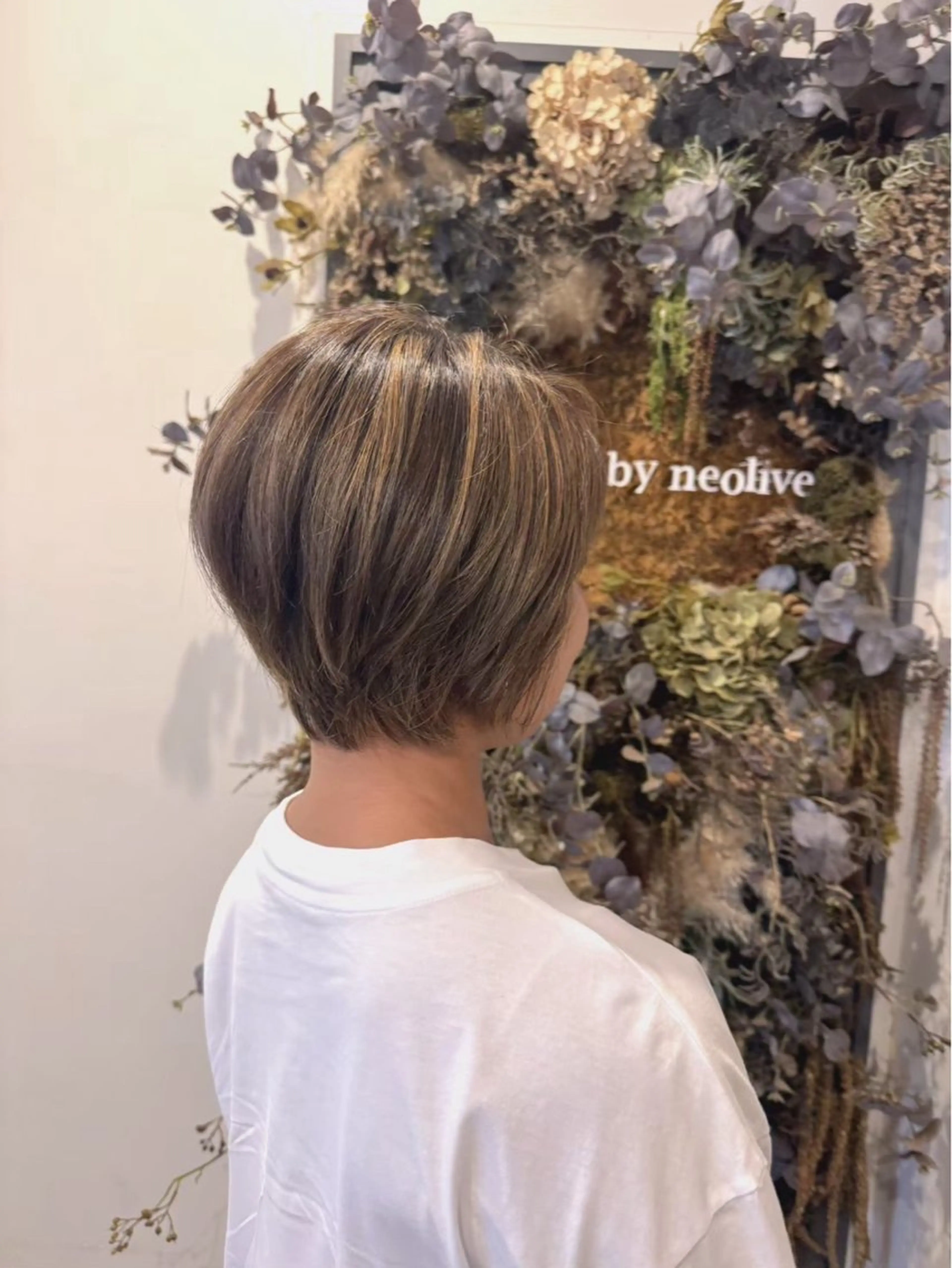 ショート カラー ヘアカラー 🤍FUKUMURA 🤍のヘアスタイル