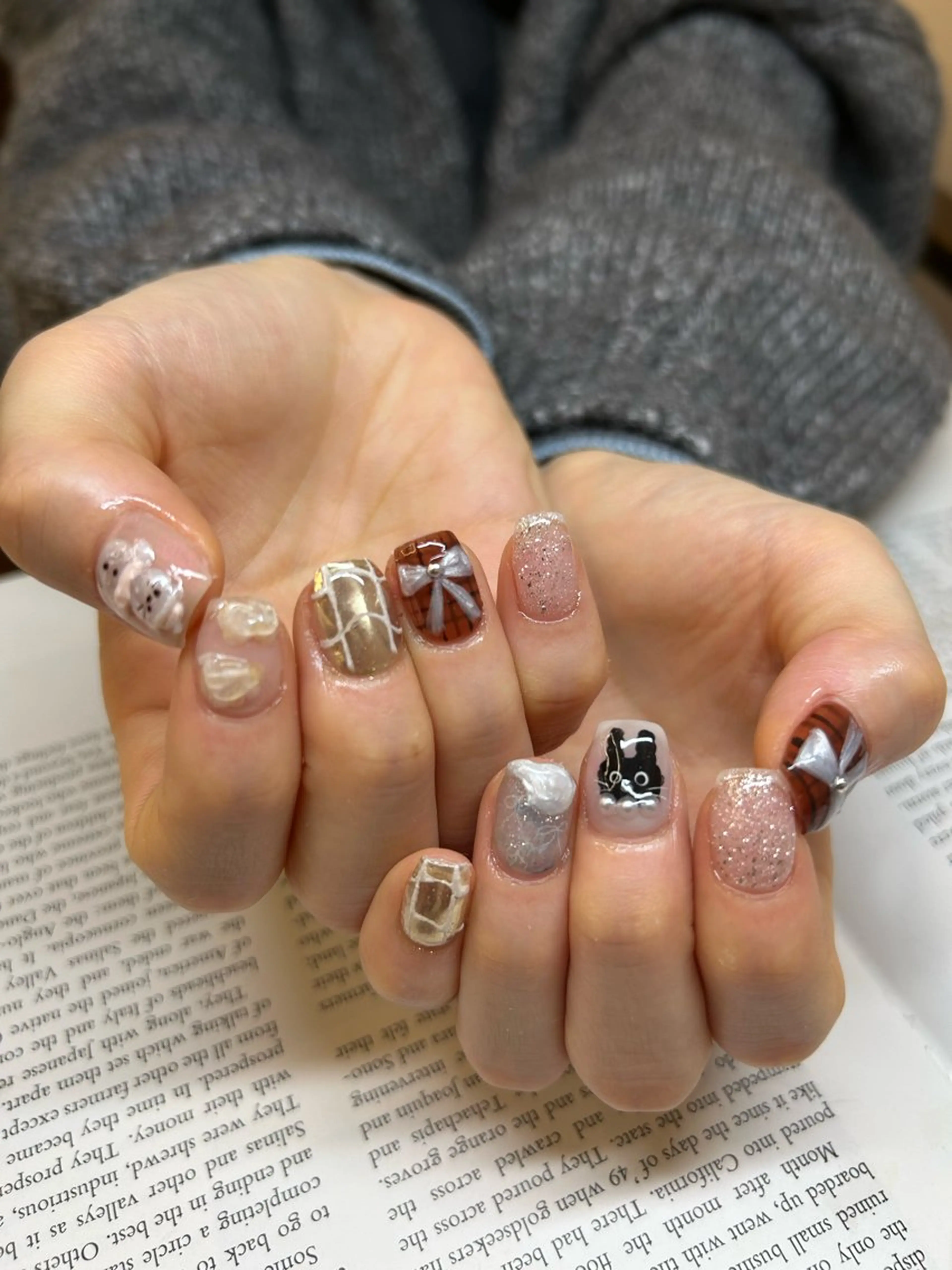 ネイル ハンドネイル era所属・かわた まいのネイルデザイン