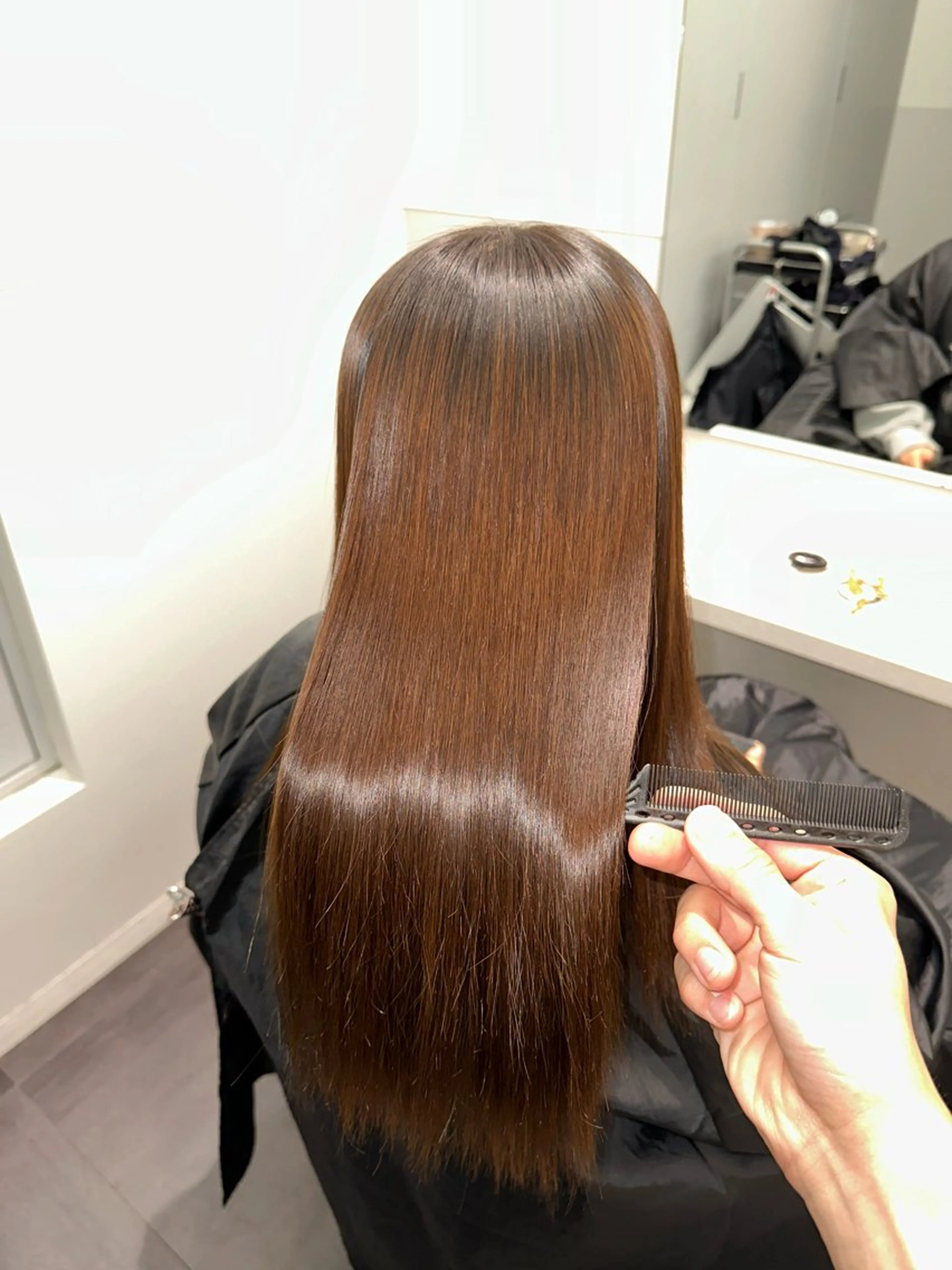 セミロング 縮毛矯正 Wisteria所属・美髪特化✨ 伊織✨縮毛矯正✨のヘアスタイル