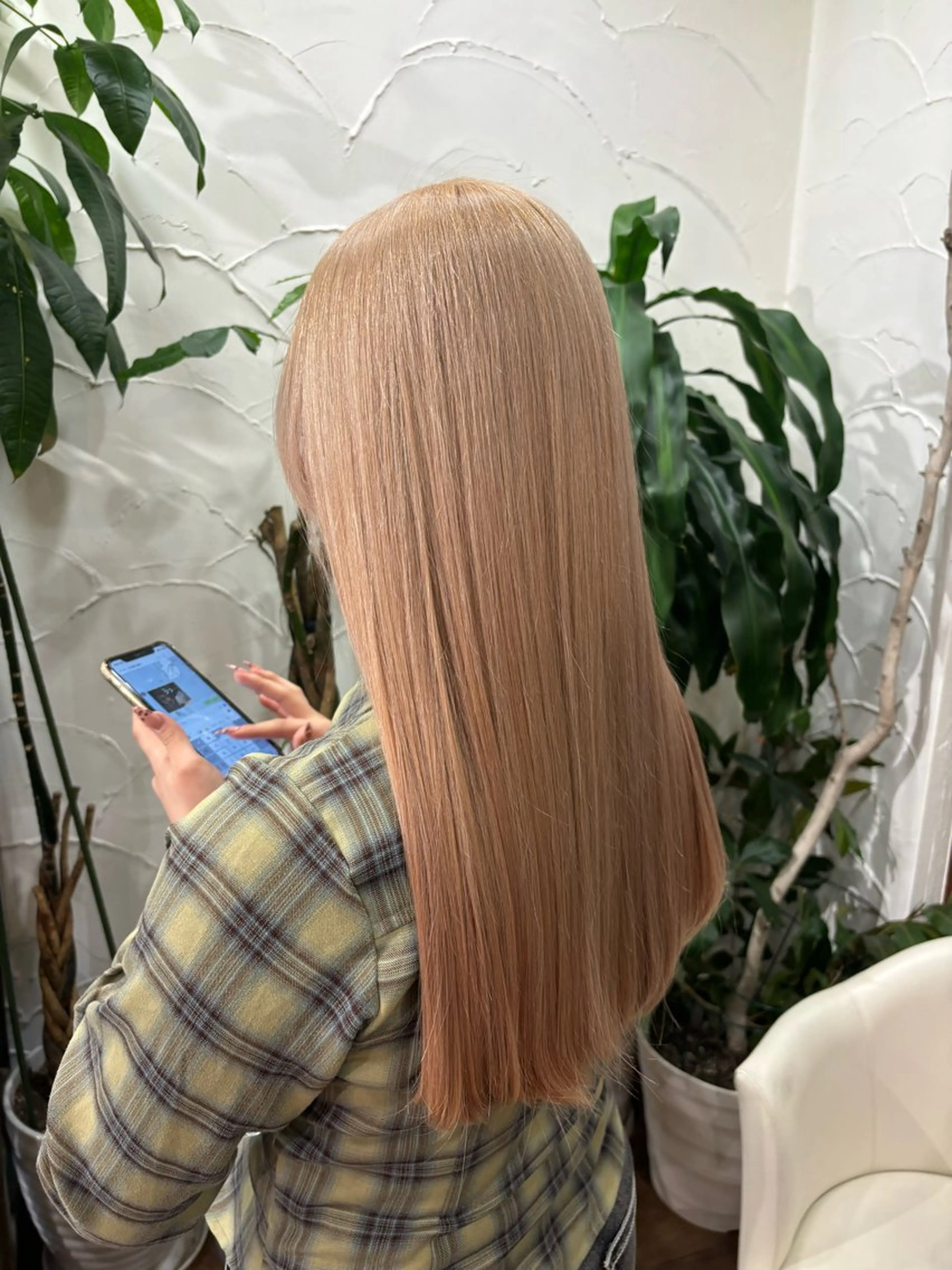 ロング カラー ブリーチ特化/透明感 カラー森山陽向のヘアスタイル
