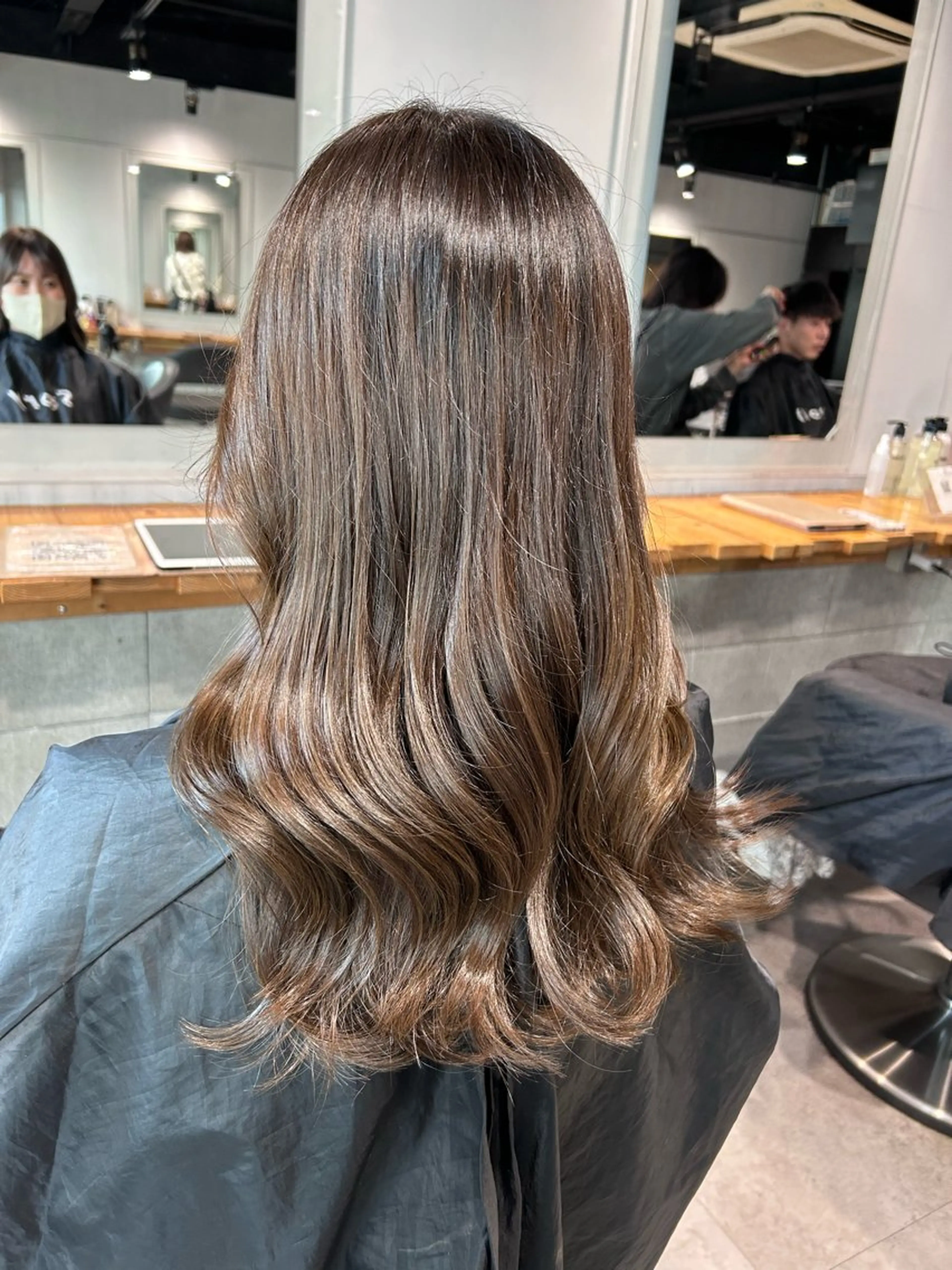 ロング カット ヘアカラー ヘッドスパ 韓国Style♡ Nanami🇰🇷のヘアスタイル