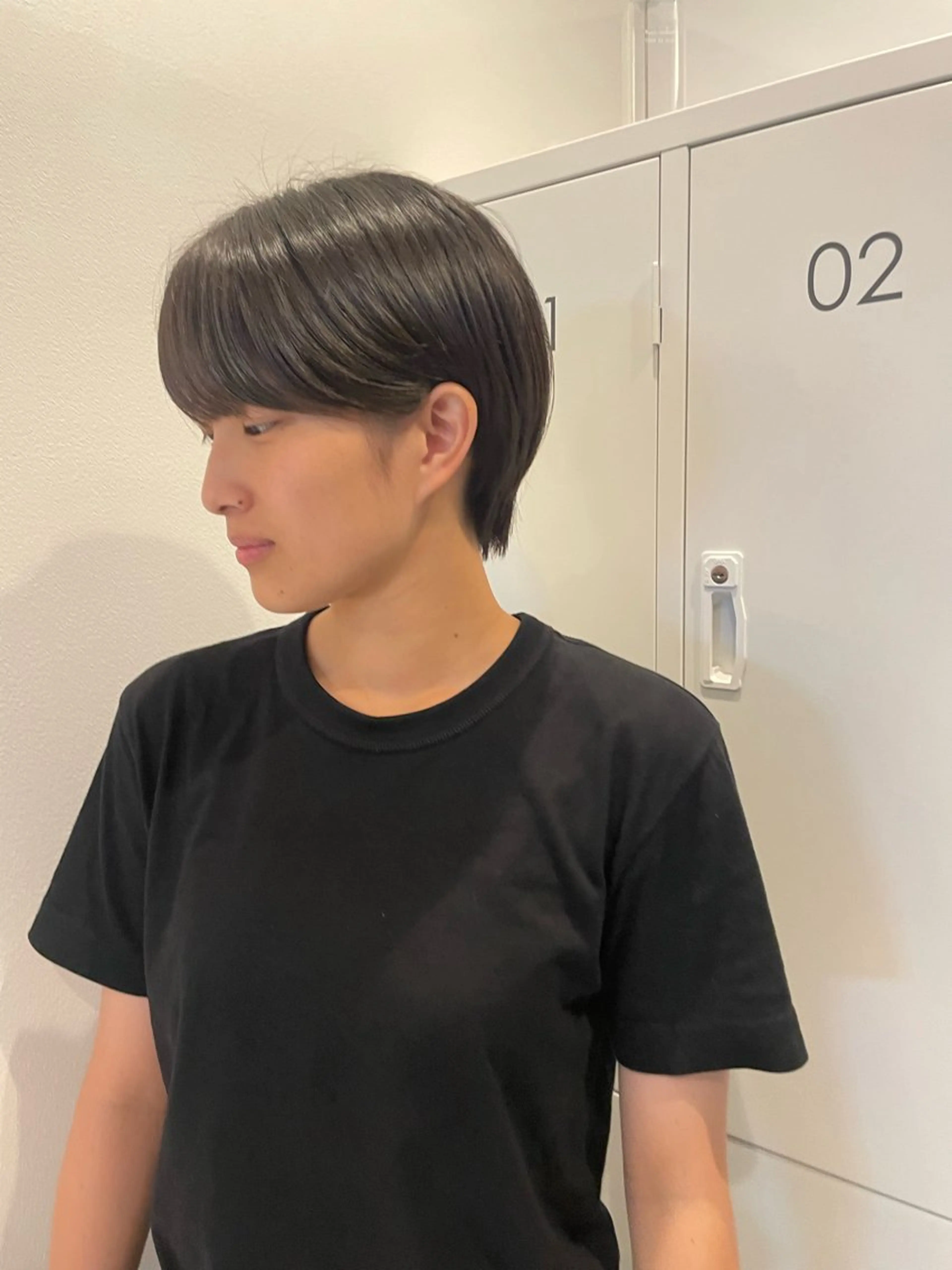 ショート カラー ミウラ サクラコのヘアスタイル