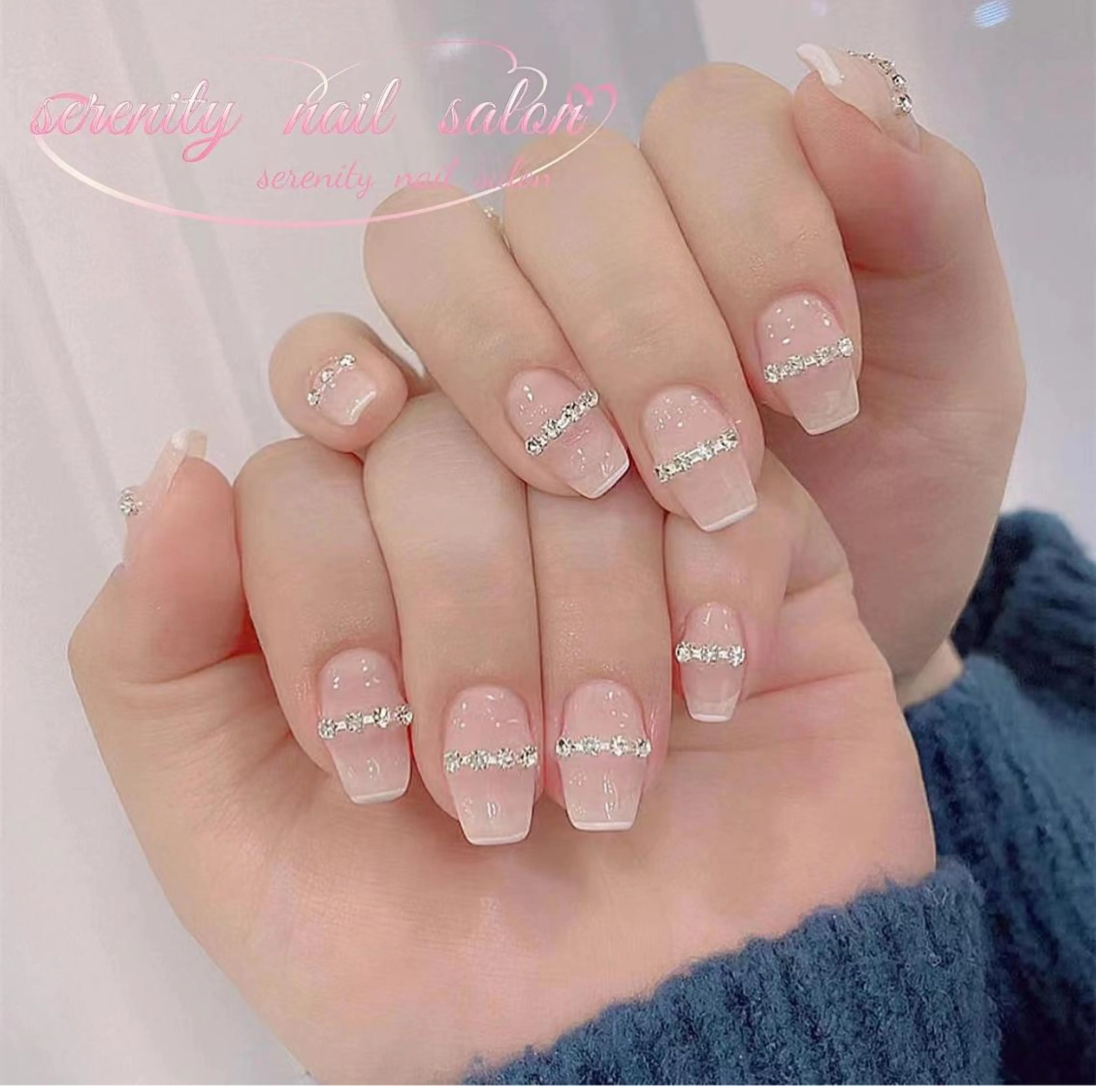ネイル ✨Serenity ワンホンネイルのネイルデザイン