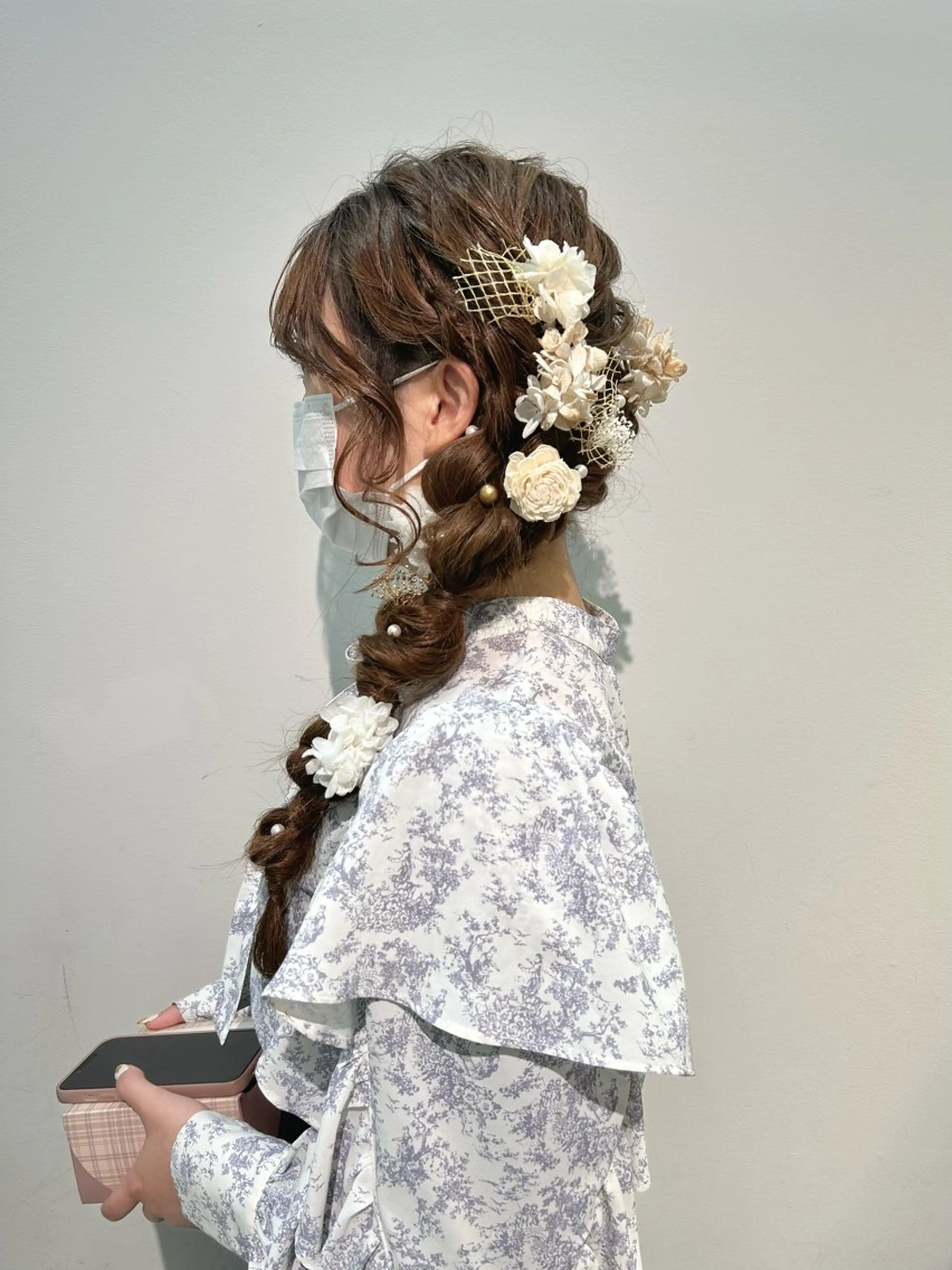 ロング 卒業式のヘアスタイル ヘアセット お顔まわりカット/ 暖色カラー🍑Amiのその他イメージ