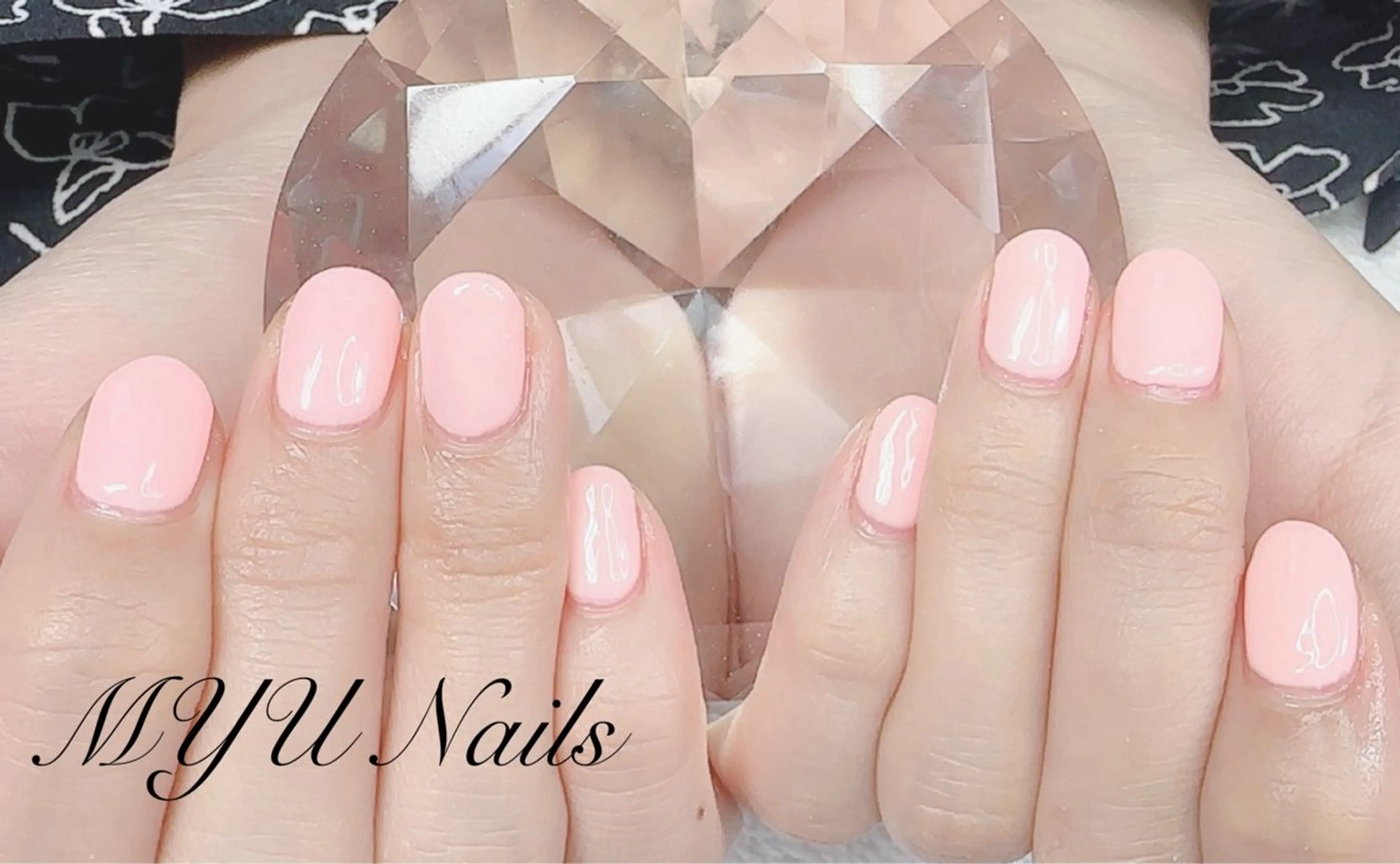 ネイル ジェルネイル 持ち込み オフィスネイル ワンカラーネイル パラジェル ハンドネイル MYU Nails所属・MYU Nailsのネイルデザイン