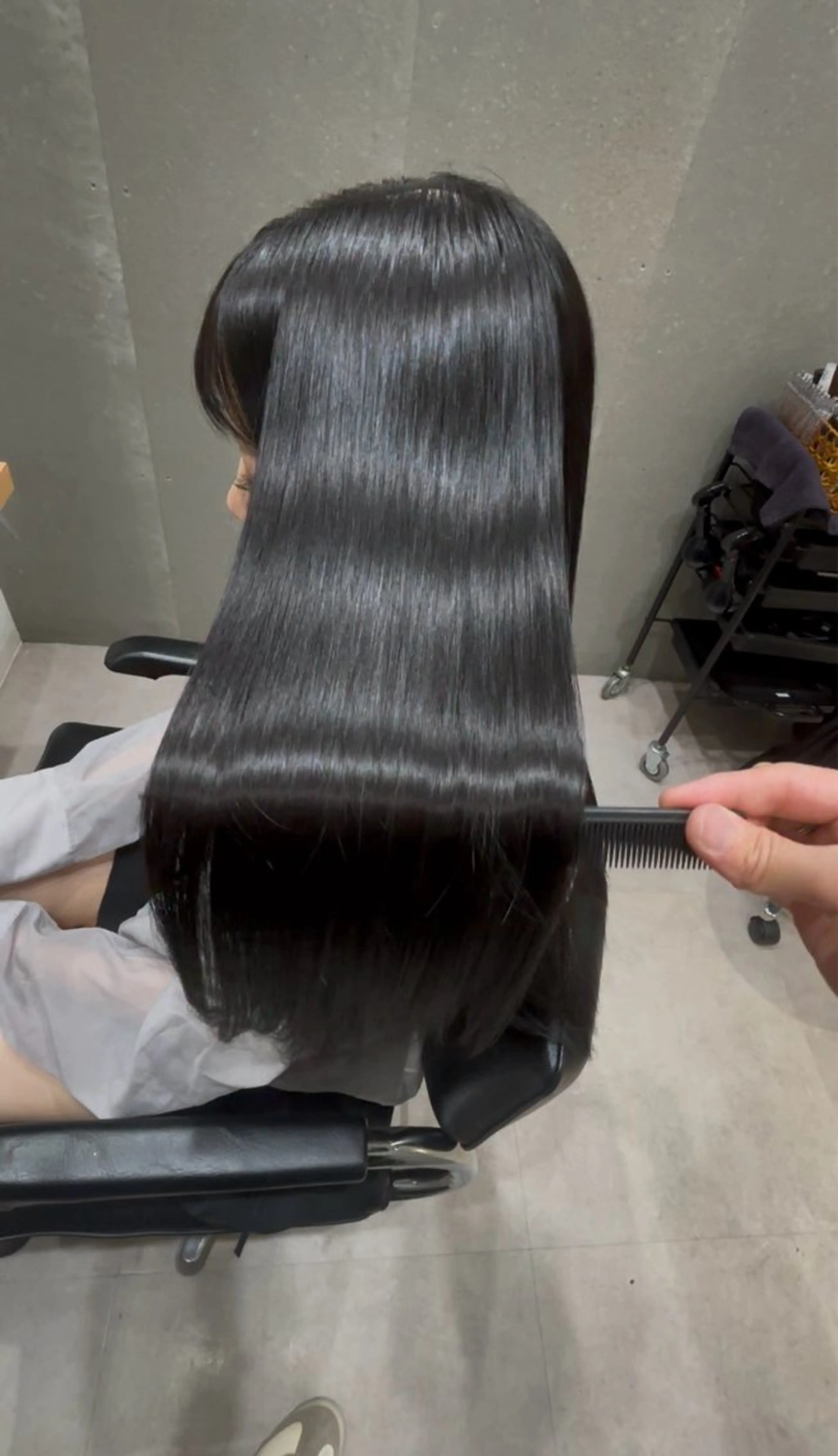 セミロング 髪質改善 トリートメント トリートメント GOTODAY  SHAiRE SALON　新宿Aura店所属・髪質改善ヘアケア 艶髪特化/上田のヘアスタイル