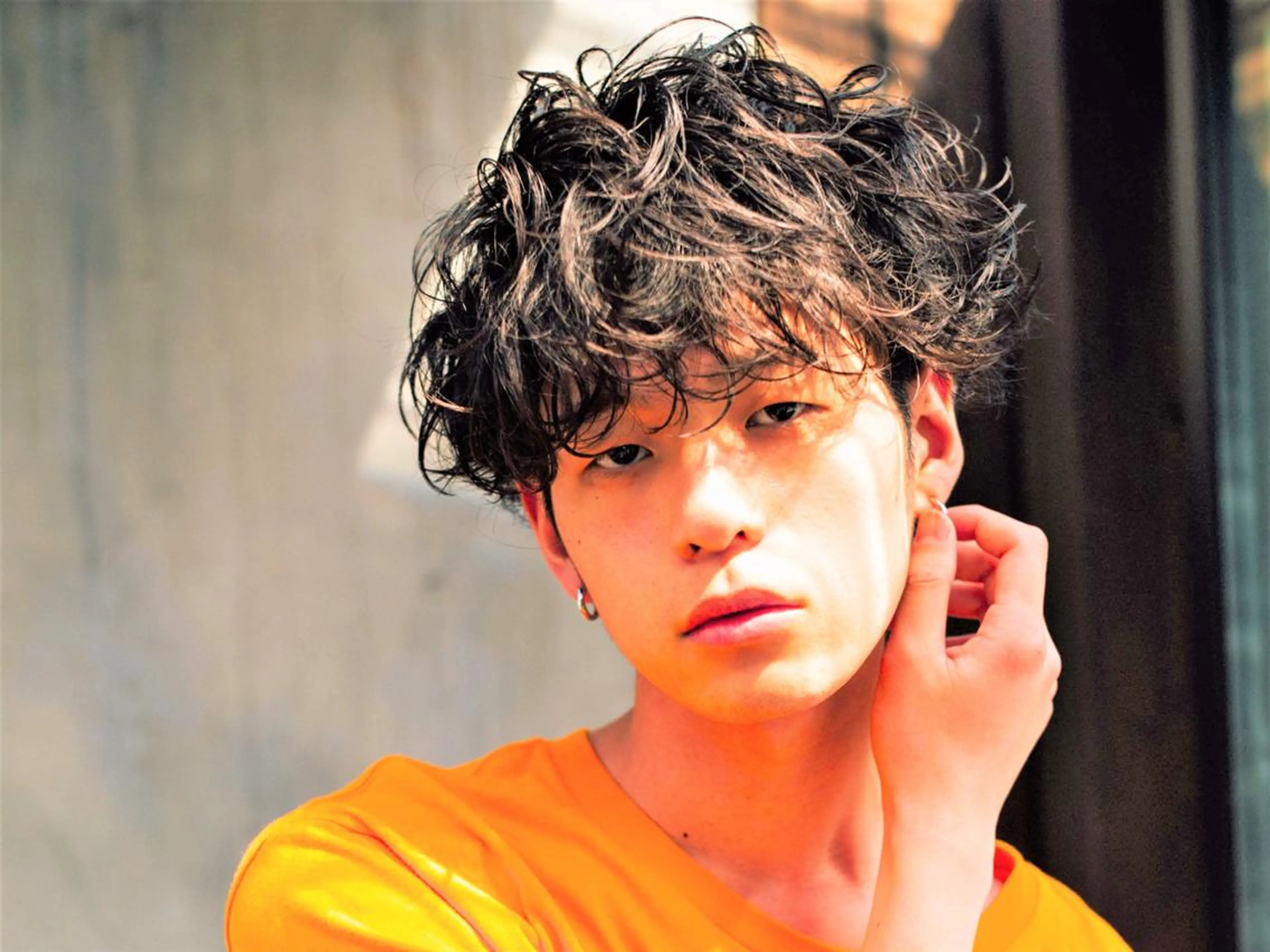 ミディアム カット パーマ トリートメント Ashanti 平沼のヘアスタイル