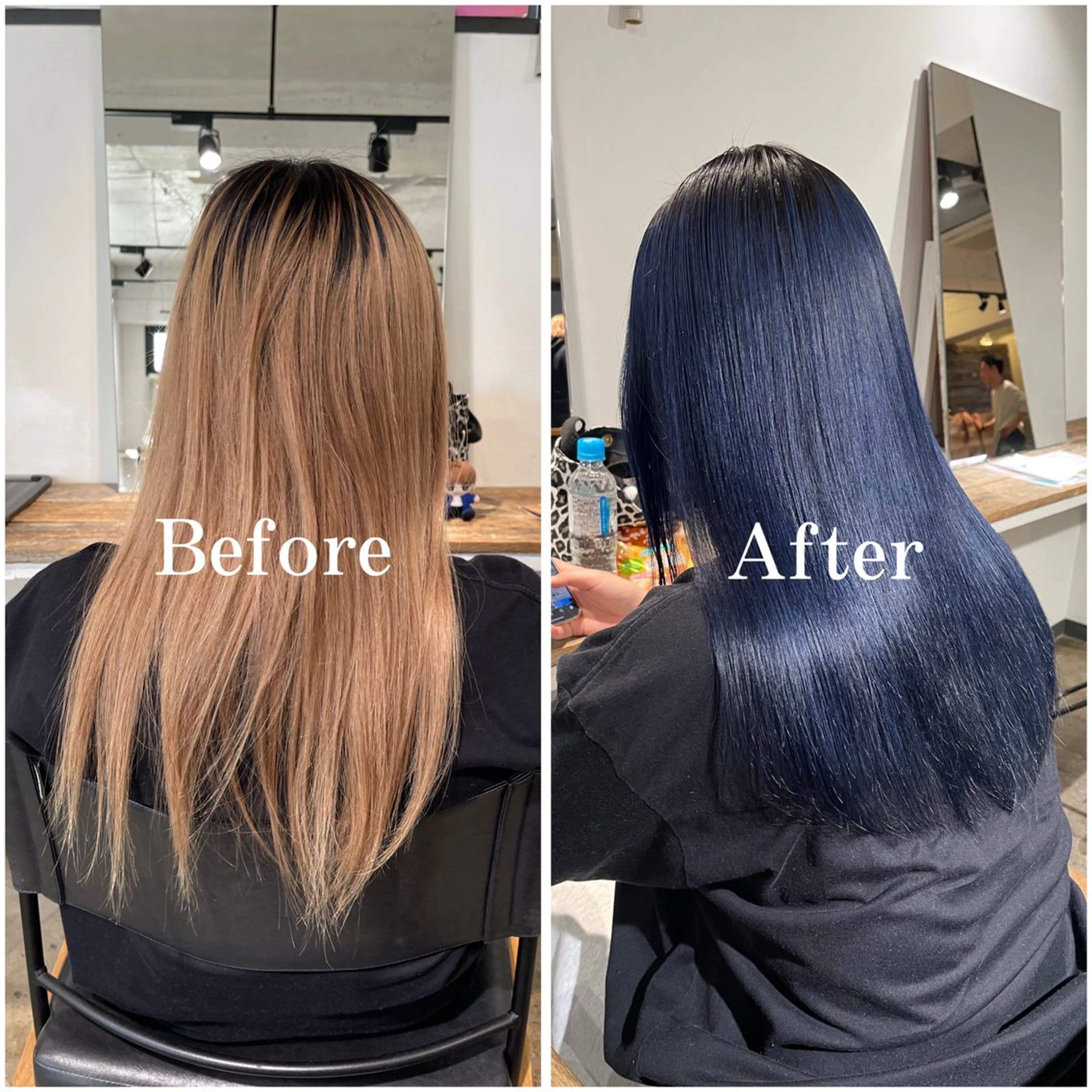 ロング カラー ブリーチ ケアブリーチ デザインカラー 似合わせカット ムラ修正/ ハイトーン💖Riaのヘアスタイル