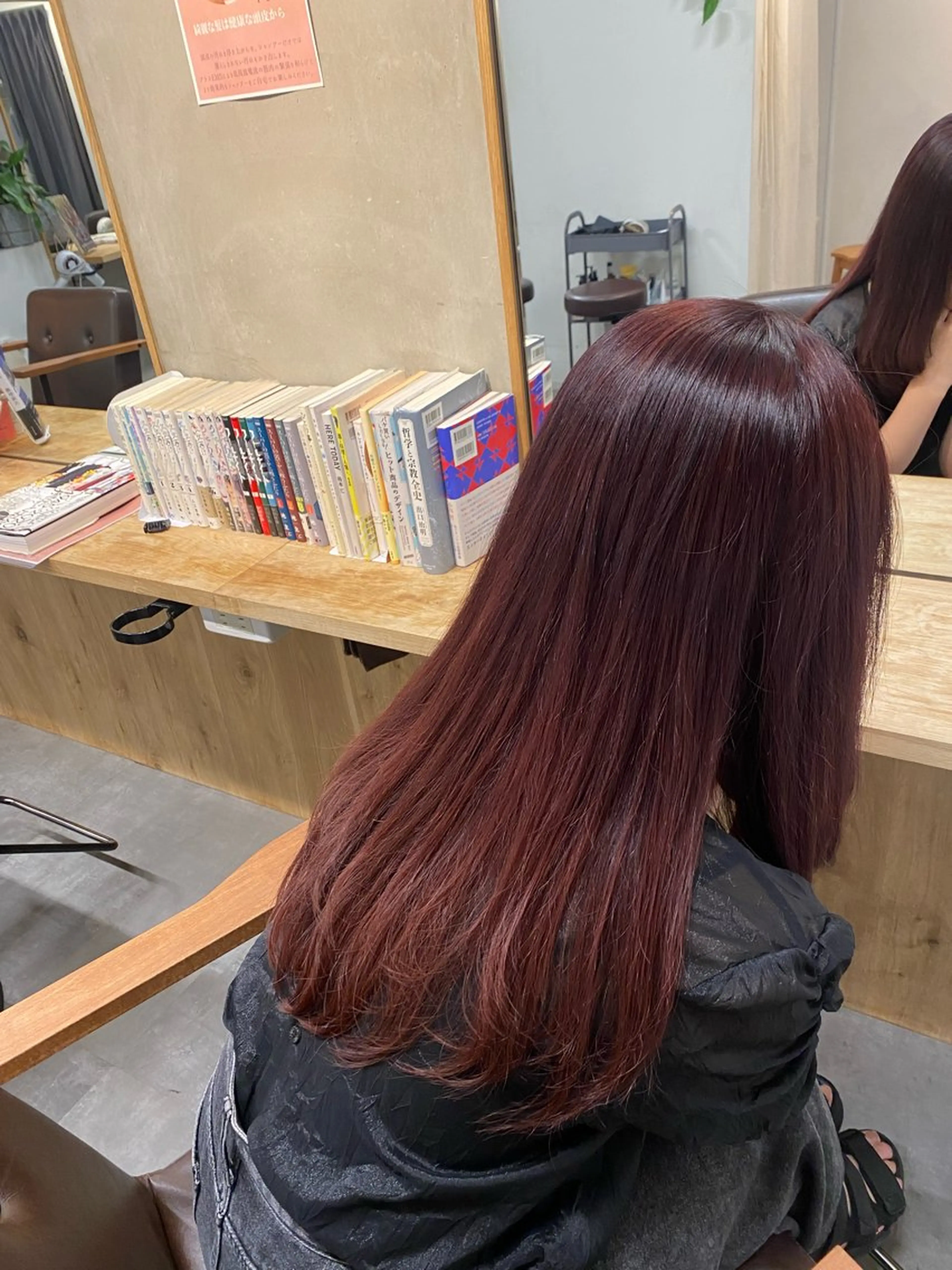 ロング カラー hair&culture gallery moloco　神保町　九段下店所属・RISA🩶🐈‍⬛ カット✨透明感カラーのヘアスタイル