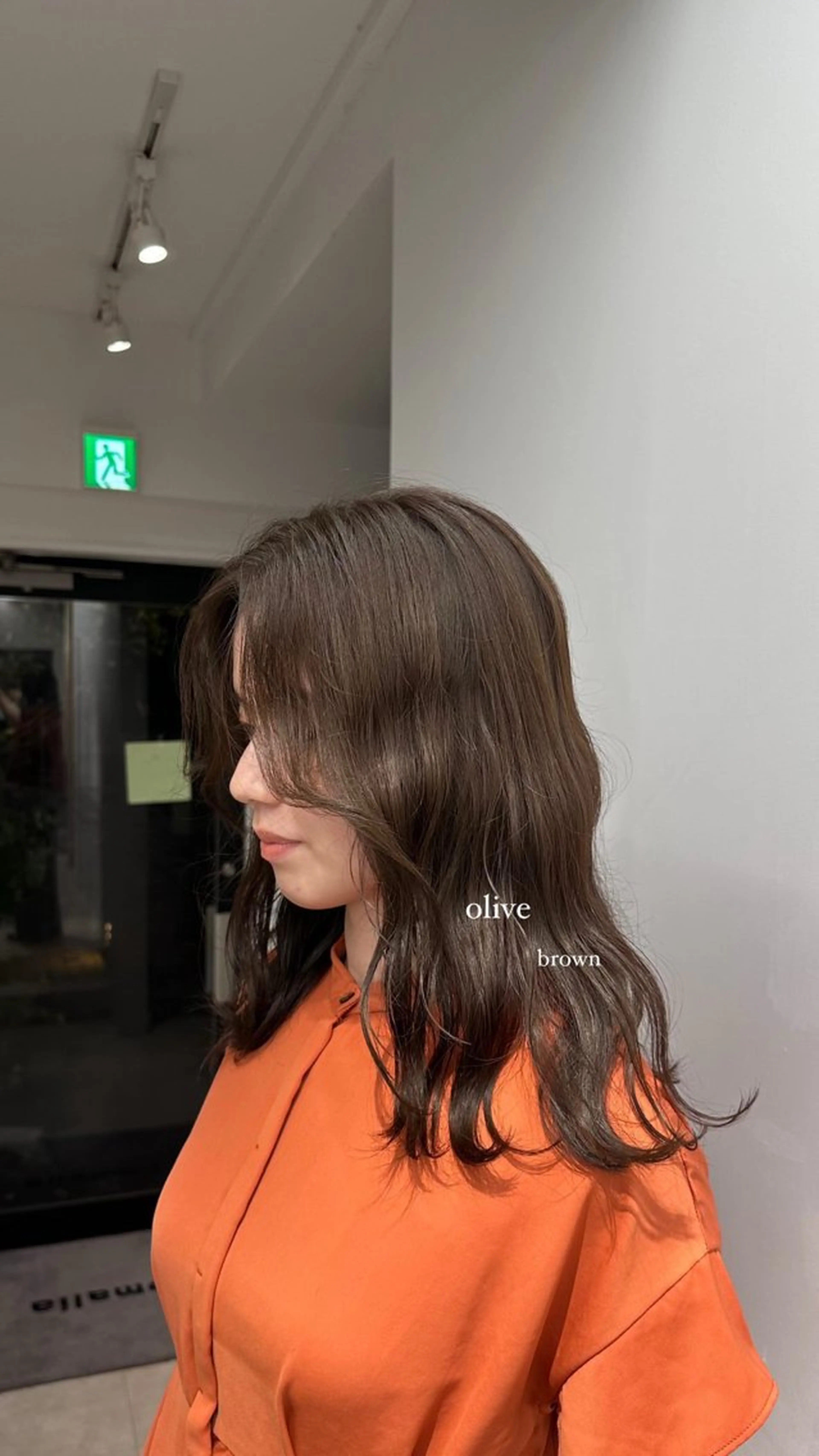 ミディアム カラー ヘアカラー Lomalia Rukaのヘアスタイル