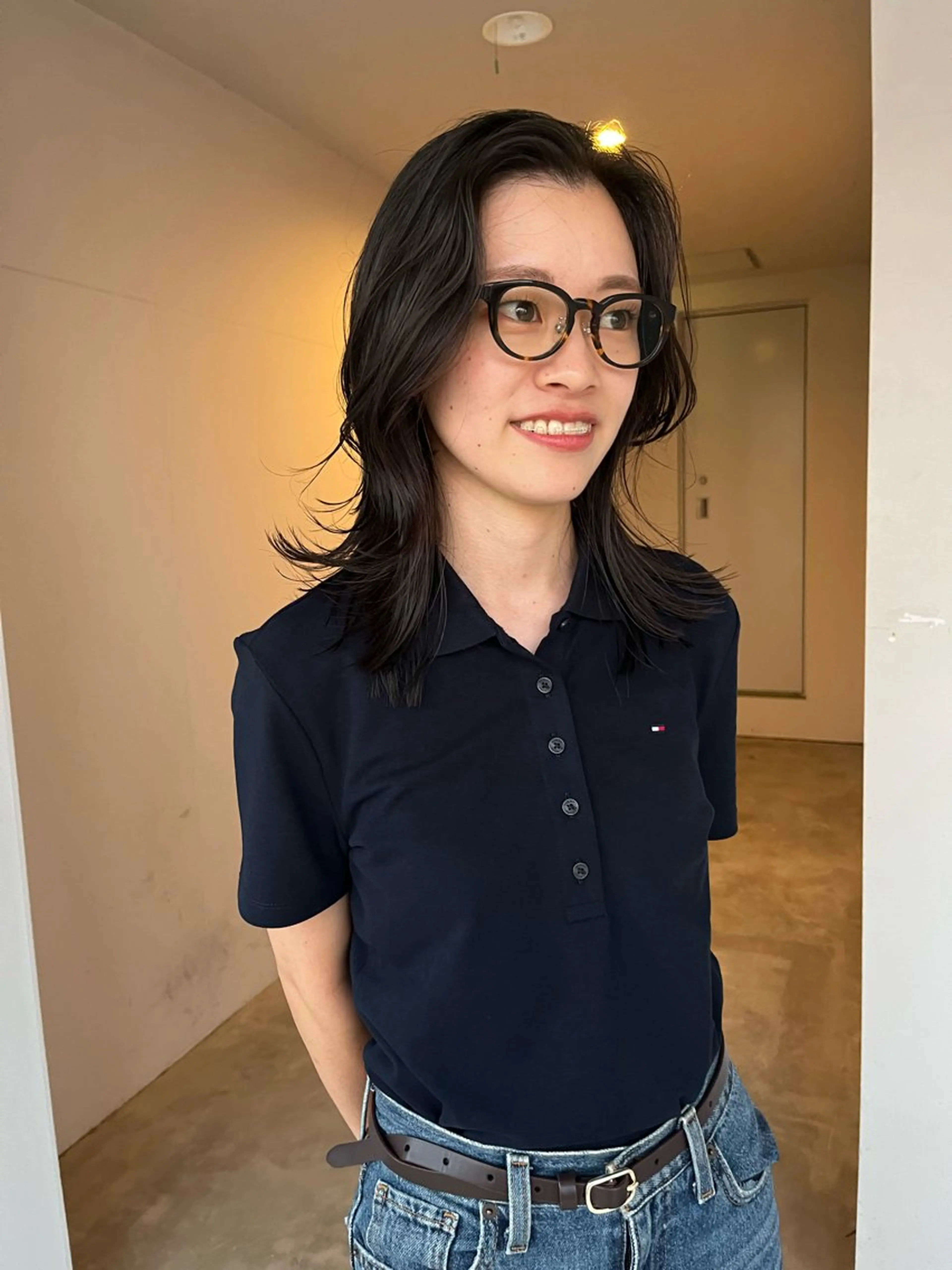 ミディアム カラー カット IROW/イロウ天神 大名店 yamaのヘアスタイル