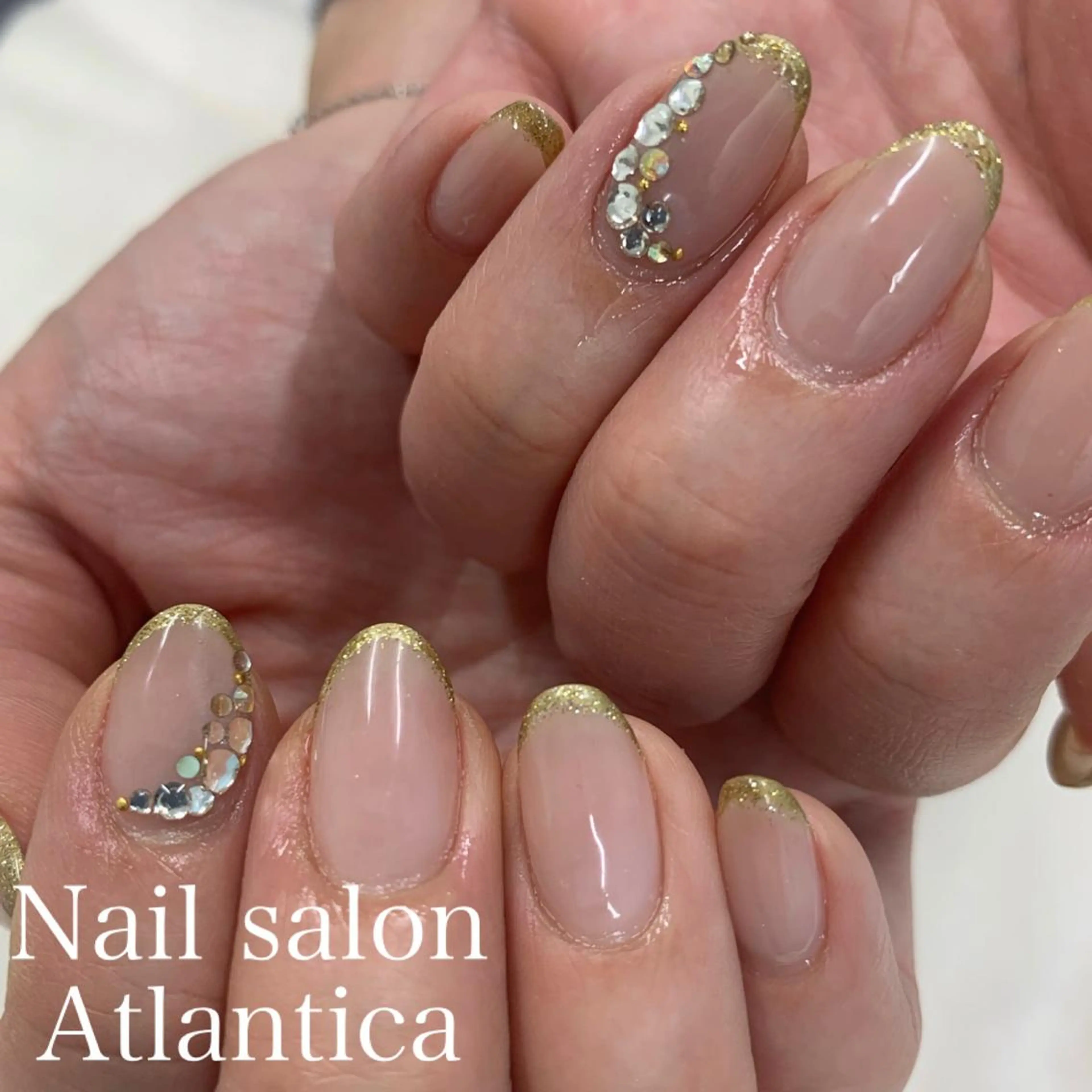 ネイル フレンチネイル シンプルネイル ハンドネイル Nail salon Atlantica所属・Nail salon ✩ ｱﾄﾗﾝﾃｨｶのネイルデザイン