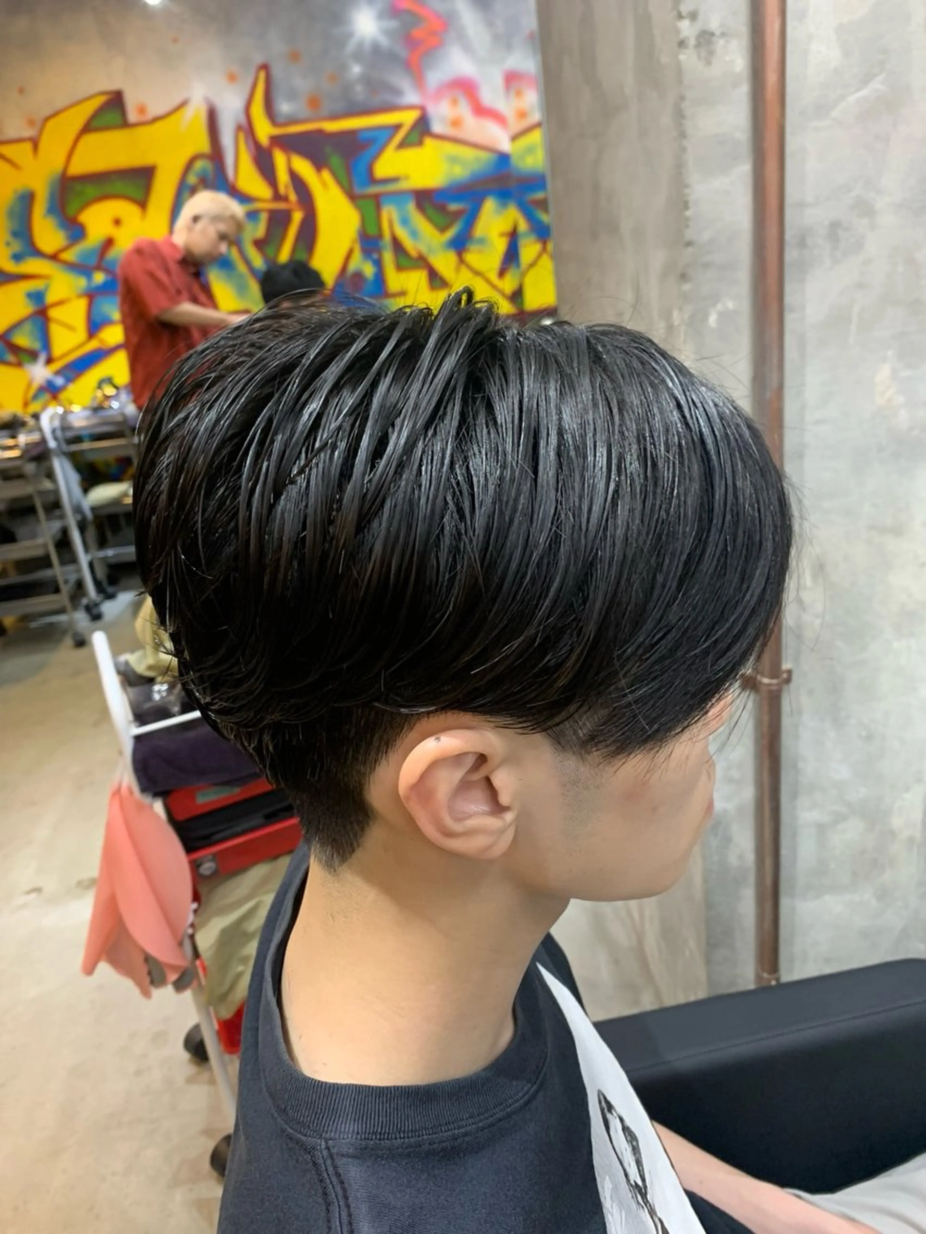 パーマ メンズ カルマパーマ マッシュ メンズパーマ ニュアンスパーマ カット パーマ ⚡️メンズパーマ特化 mens支持◎/忠地のヘアスタイル