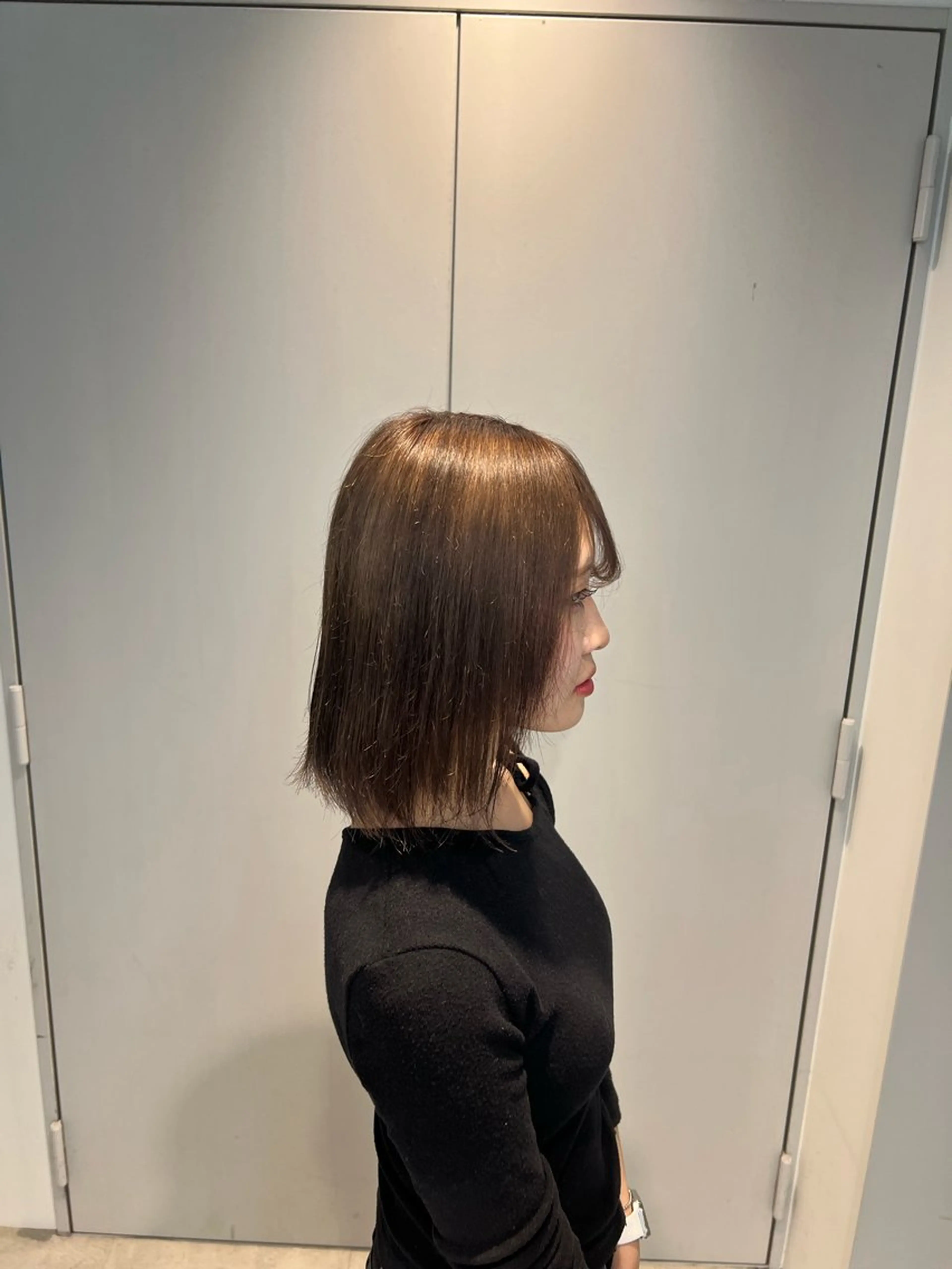 ミディアム ヘアカラー 🌀toa/波巻き✨ /メンズパーマ／栄のヘアスタイル