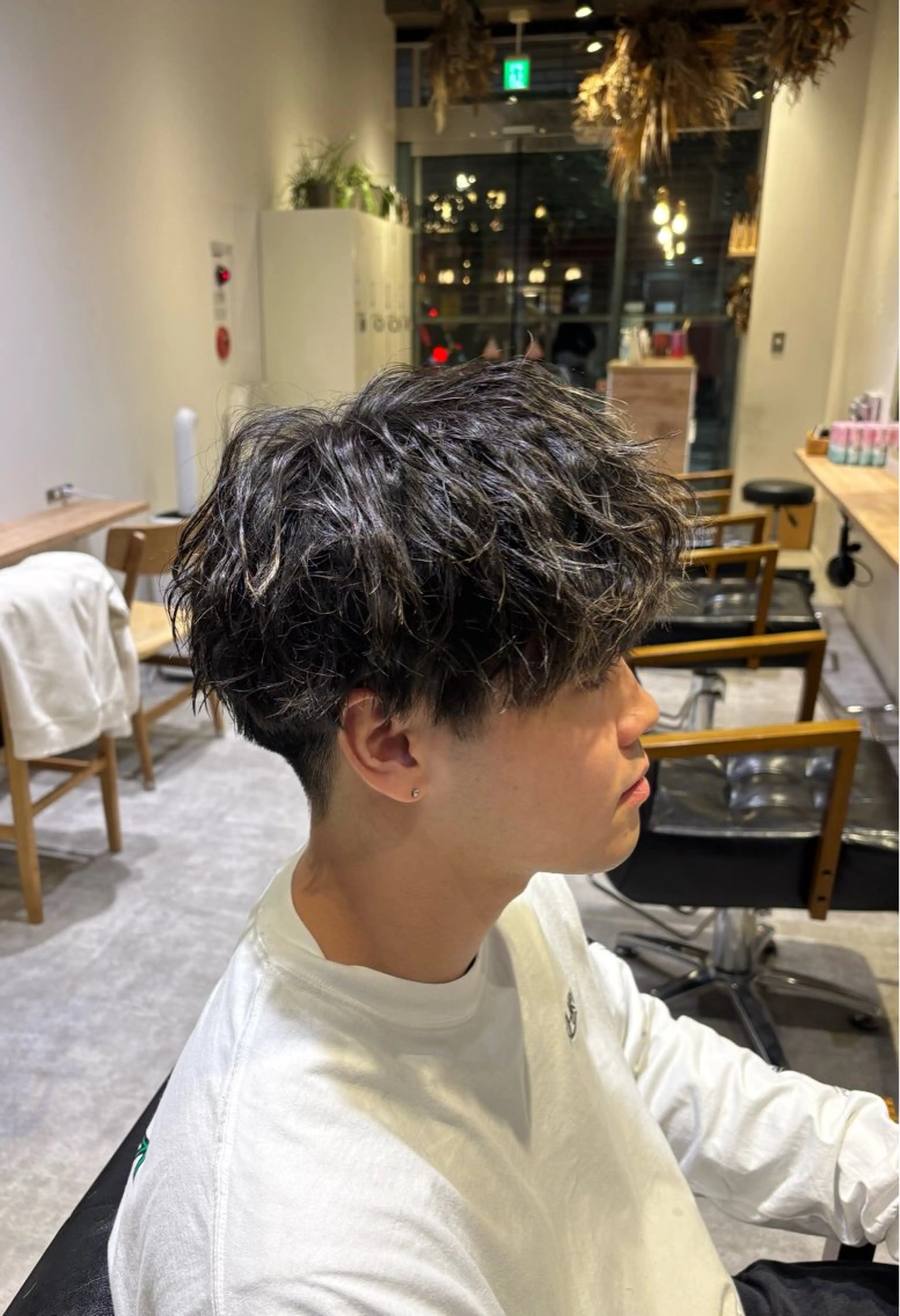 ショート パーマ カット パーマ 似合わせスタイル： 叶夢のヘアスタイル
