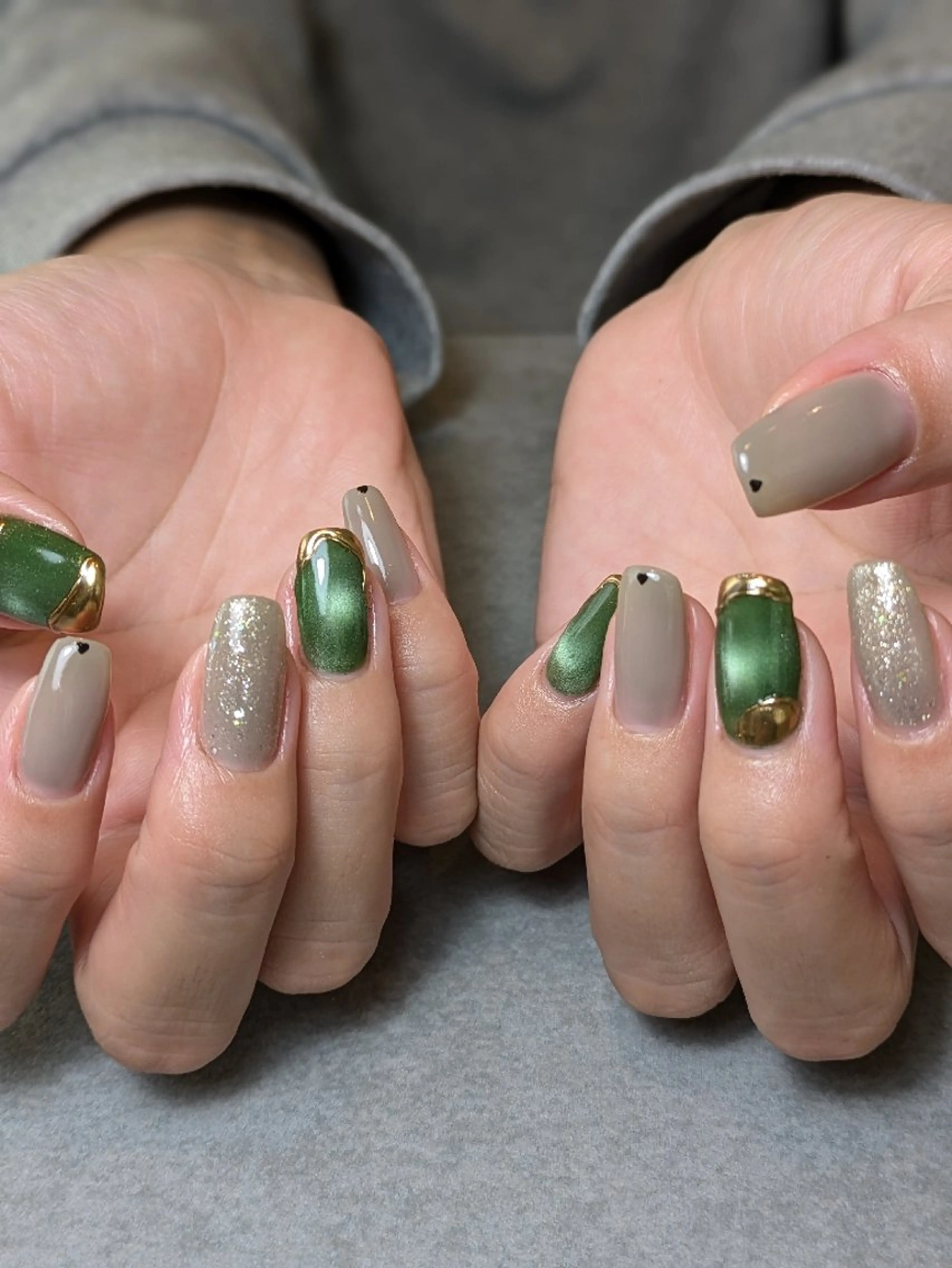 ネイル ハート ハンドネイル UFU. nailのネイルデザイン