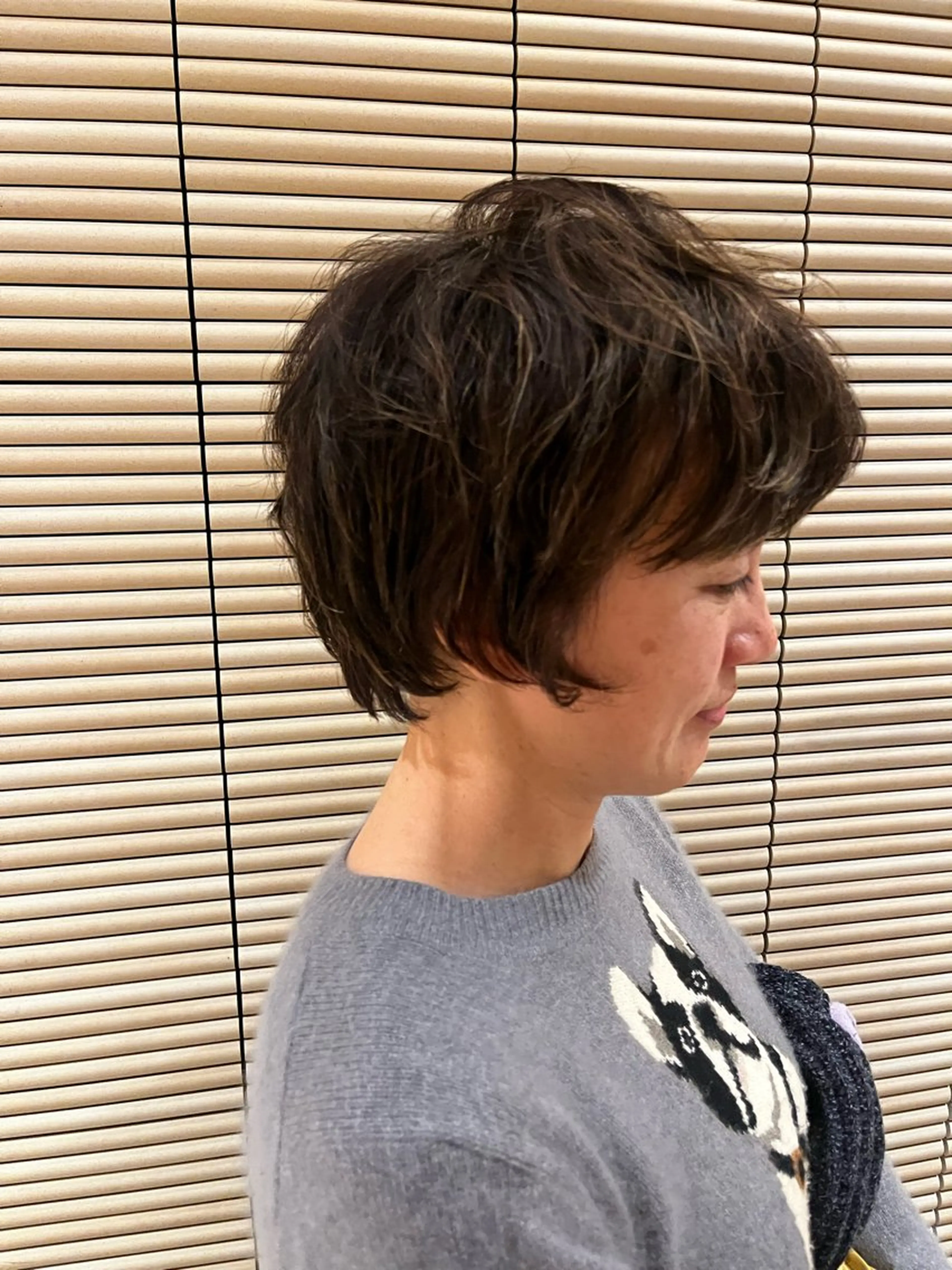 ショート 田内 満里奈のヘアスタイル