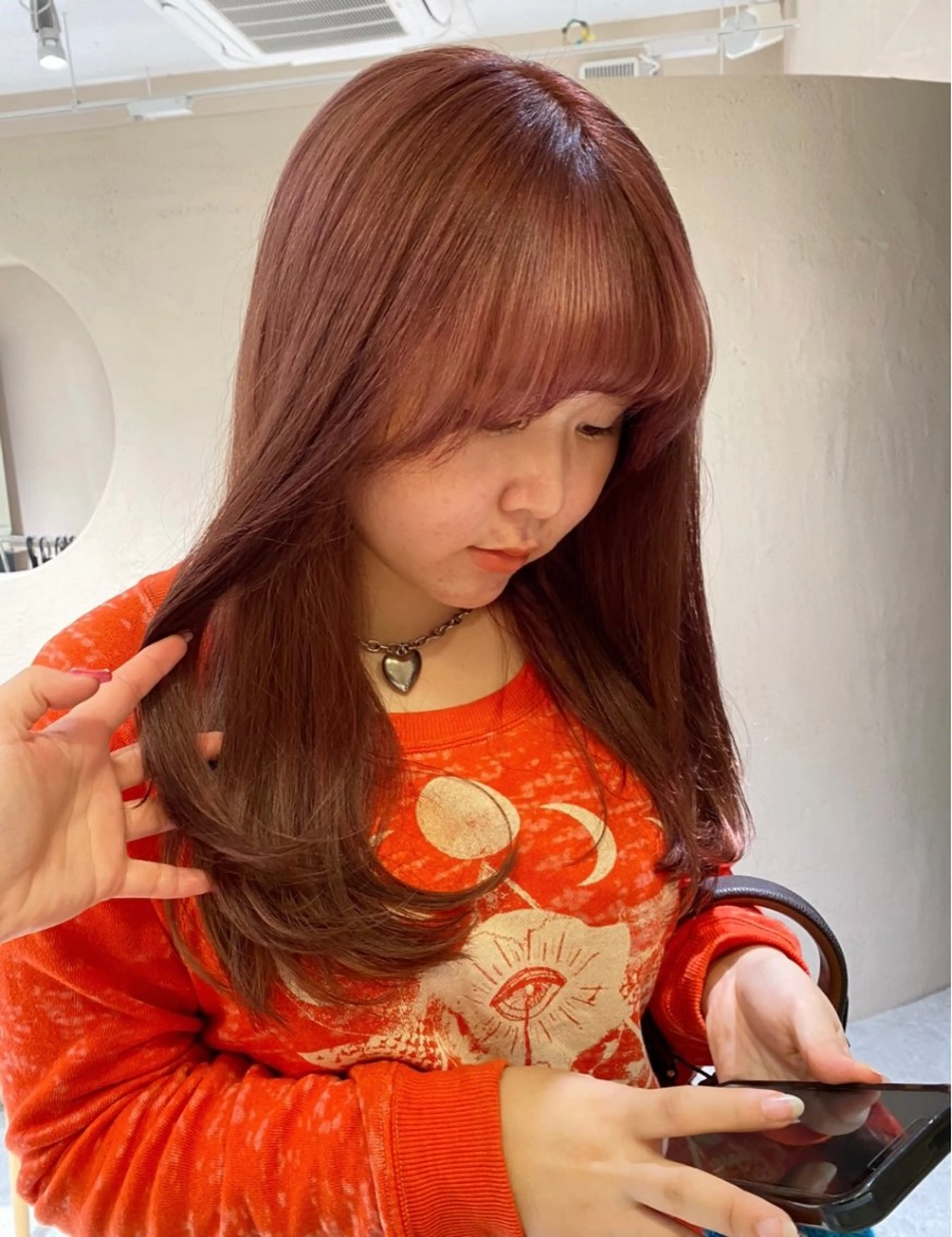セミロング カラー 🫶MIYAZATO RAN🫶のヘアスタイル
