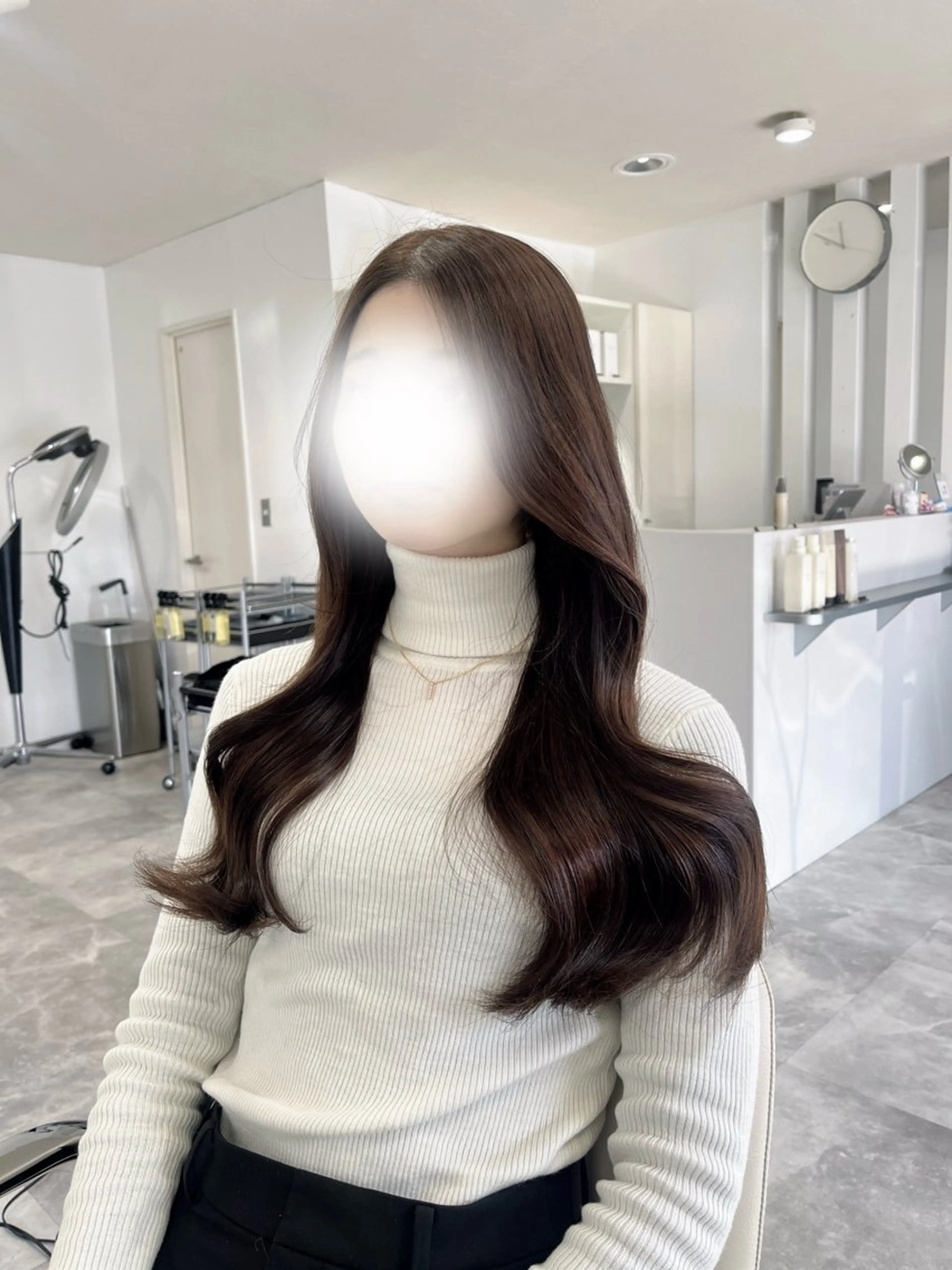 ロング ヘアカラー 𝑴𝑰𝑯𝑶 ／ワンホンヘアのヘアスタイル