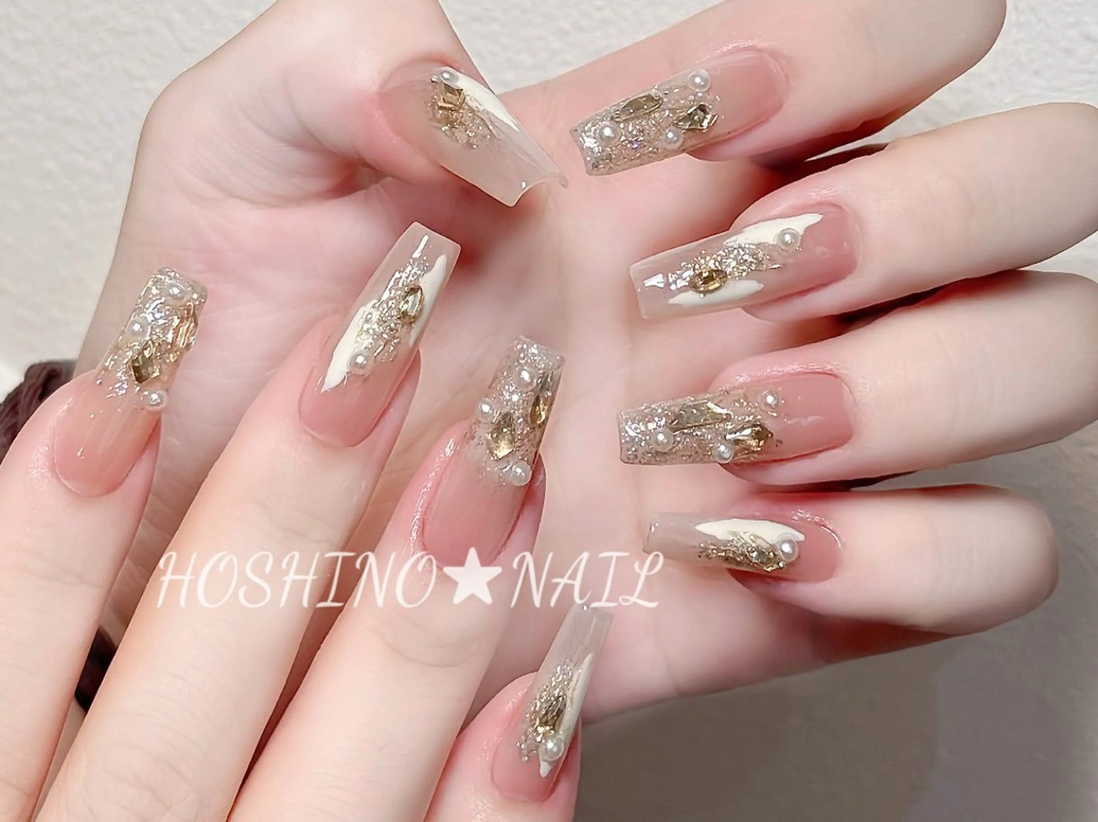 ネイル オーロラネイル チークネイル ドット フットネイル フレンチネイル ハンドネイル ★HOSHINO NAIL★新宿店のネイルデザイン