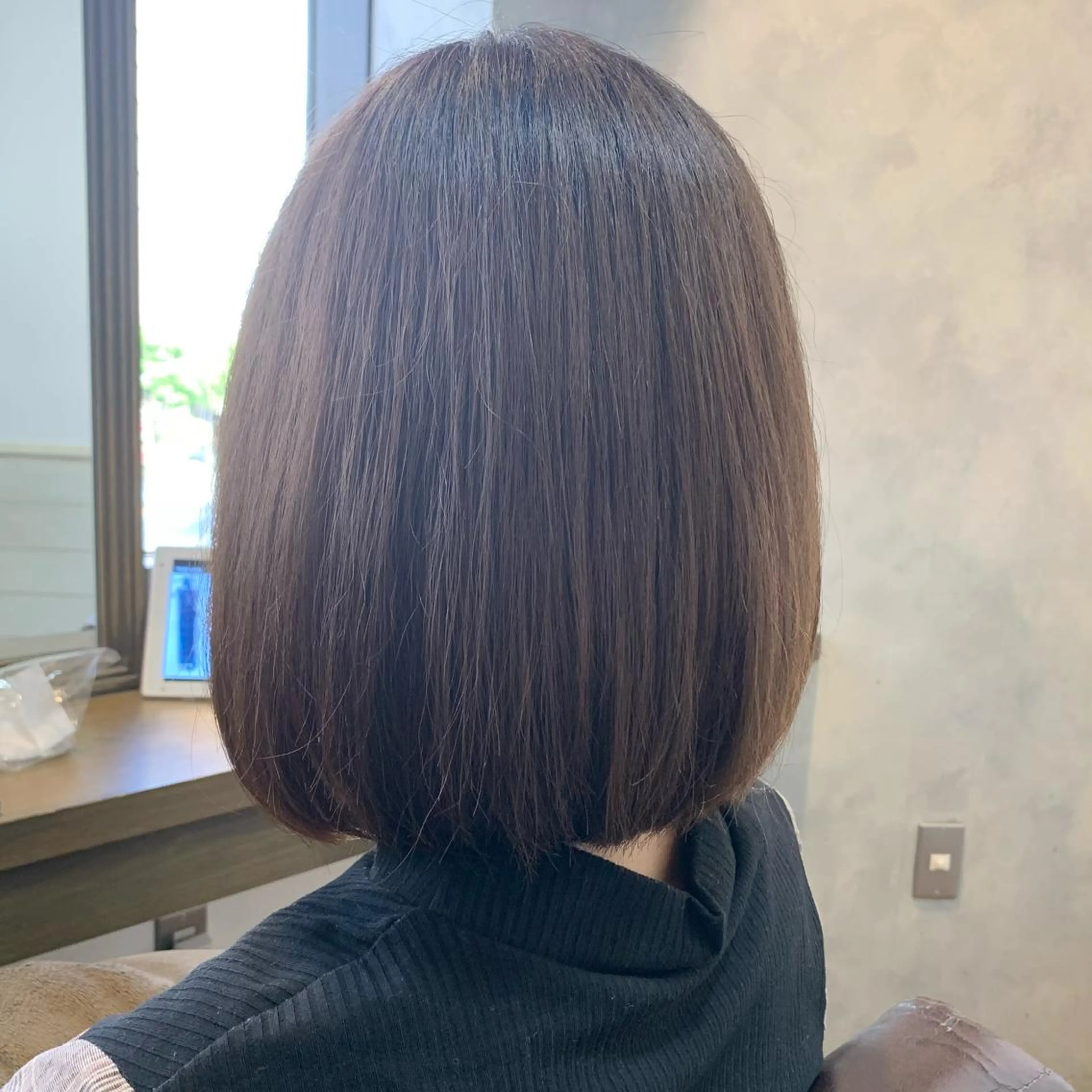 ミディアム カラー ブラウンカラー ショコラブラウン ボブ パーソナルカラー× 髪質改善✨藤田透のヘアスタイル