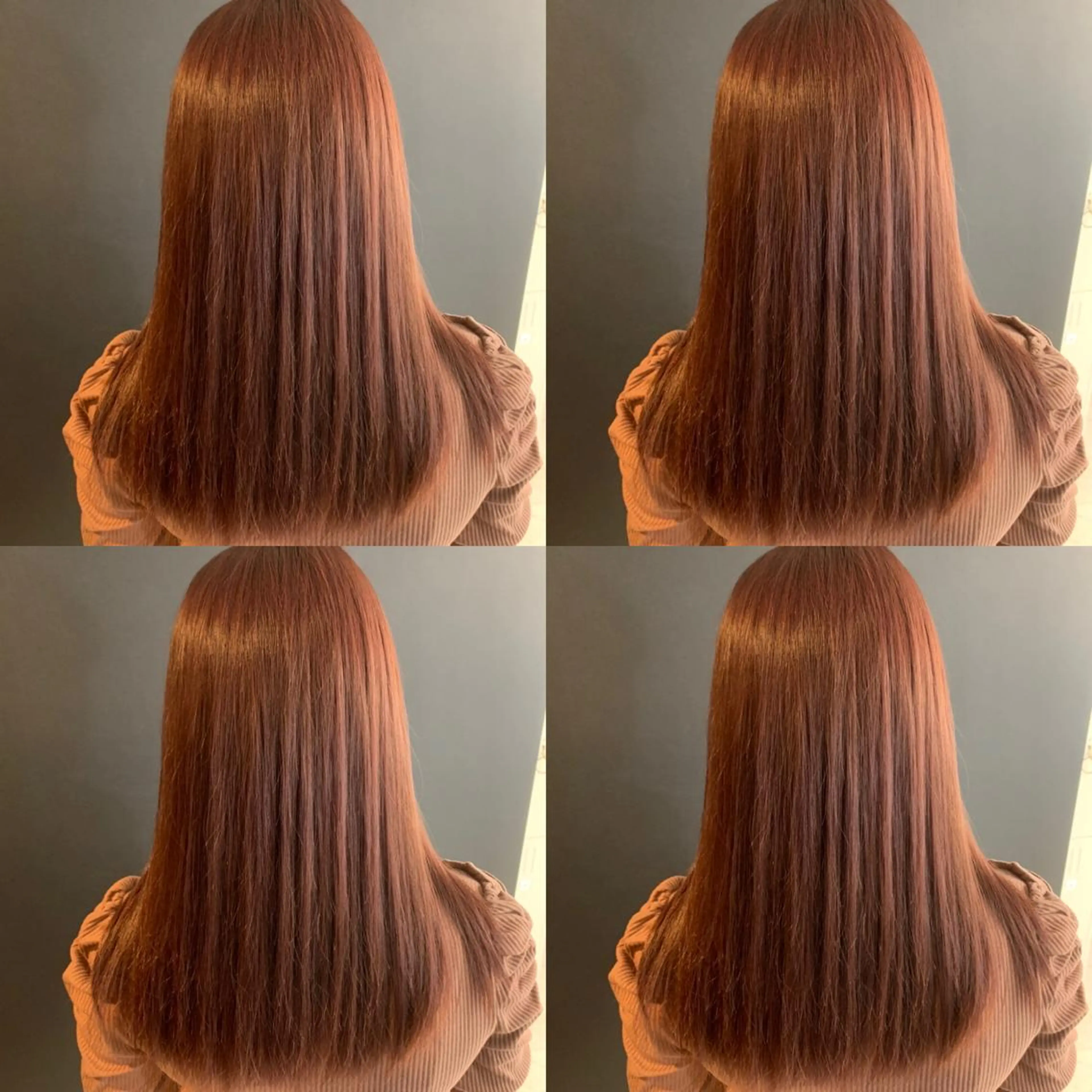 ミディアム カラー ブラウンカラー カット ヘアカラー トリートメント ✨髪質改善✖︎韓国 レイヤー✨ナカムラのヘアスタイル