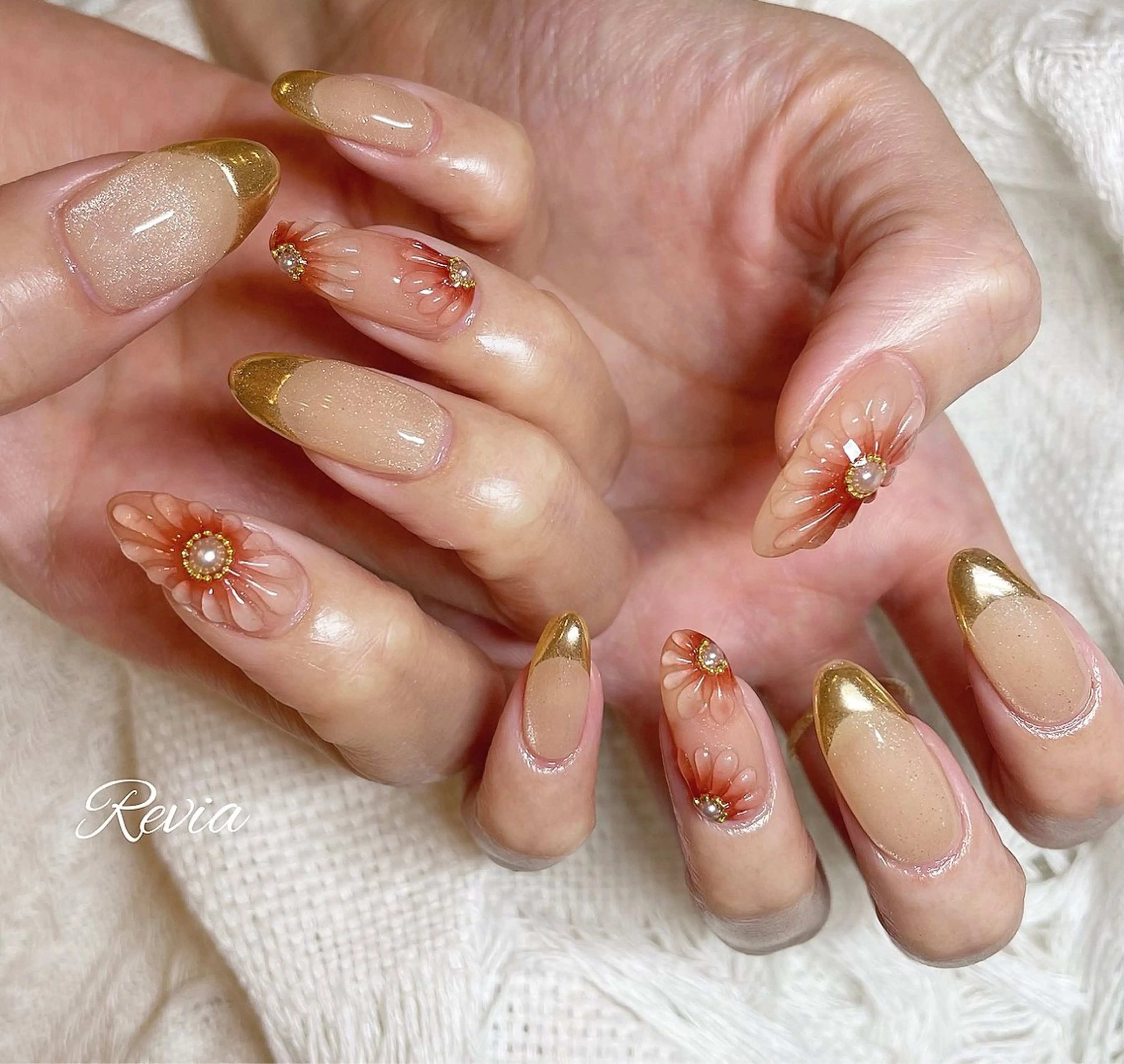 ネイル ハンドネイル revia所属・ERI Nailistのネイルデザイン