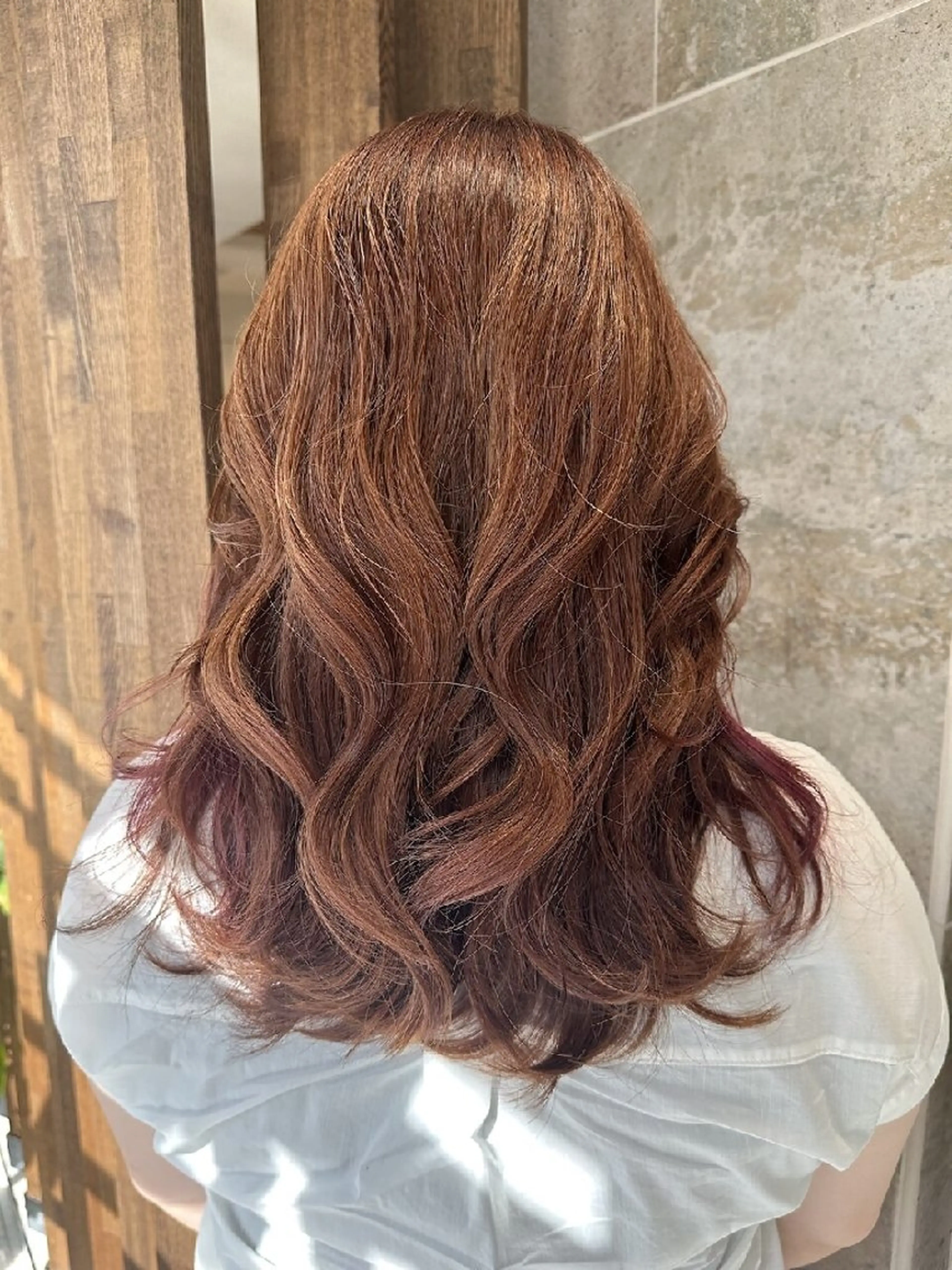 セミロング カット ヘアカラー パーマ トリートメント hairsalon M.techo所属・MANA .A🎀のヘアスタイル