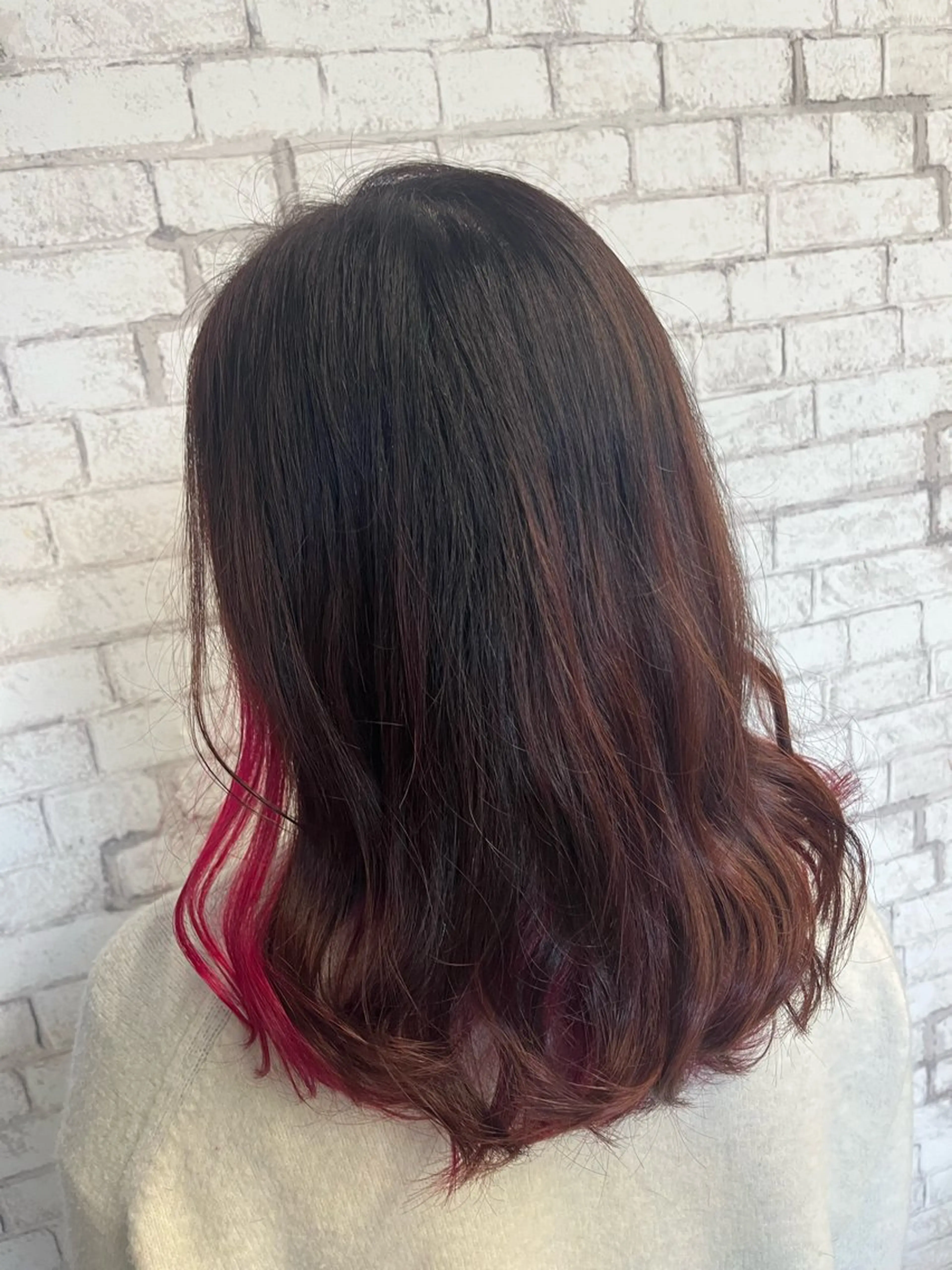 ミディアム NeoestLog by あんくるトム所属・ゆうき/ショートボブ /艶カラー/縮毛矯正のヘアスタイル