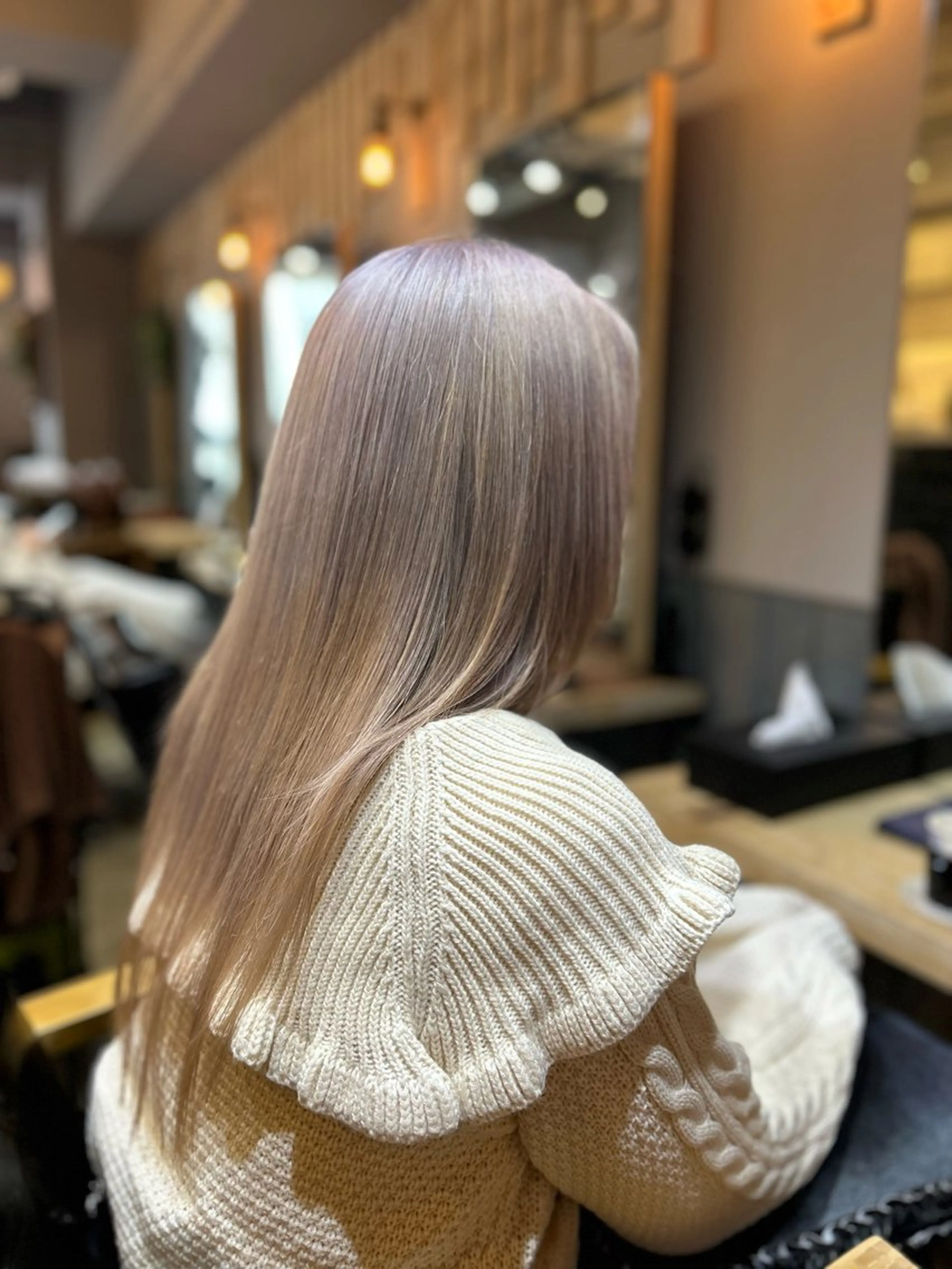 ロング ヘアカラー agu hair fonte   大泉学園所属・園田 彩音のヘアスタイル