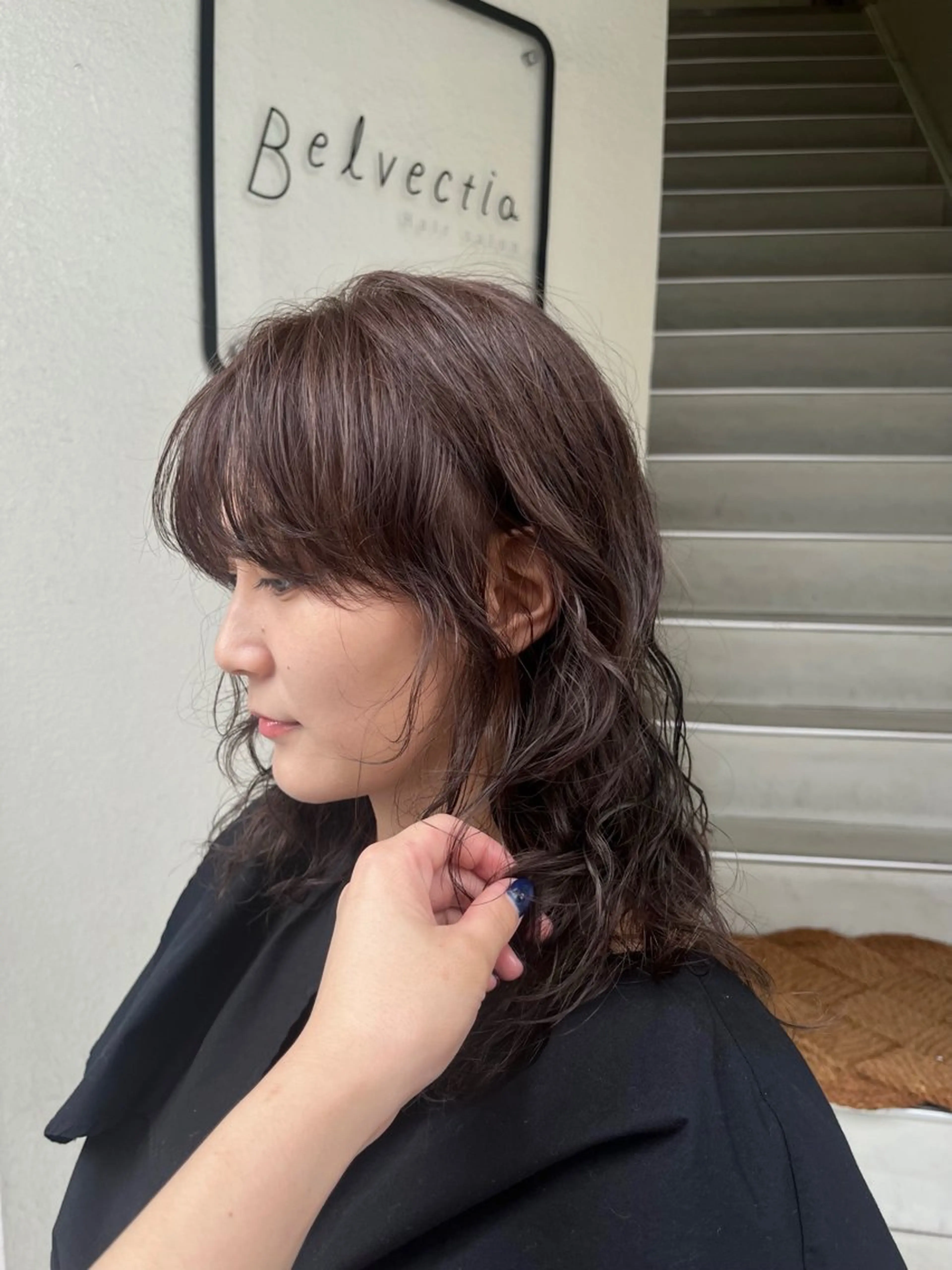 ミディアム ベルベチカ所属・市村 花奈のヘアスタイル