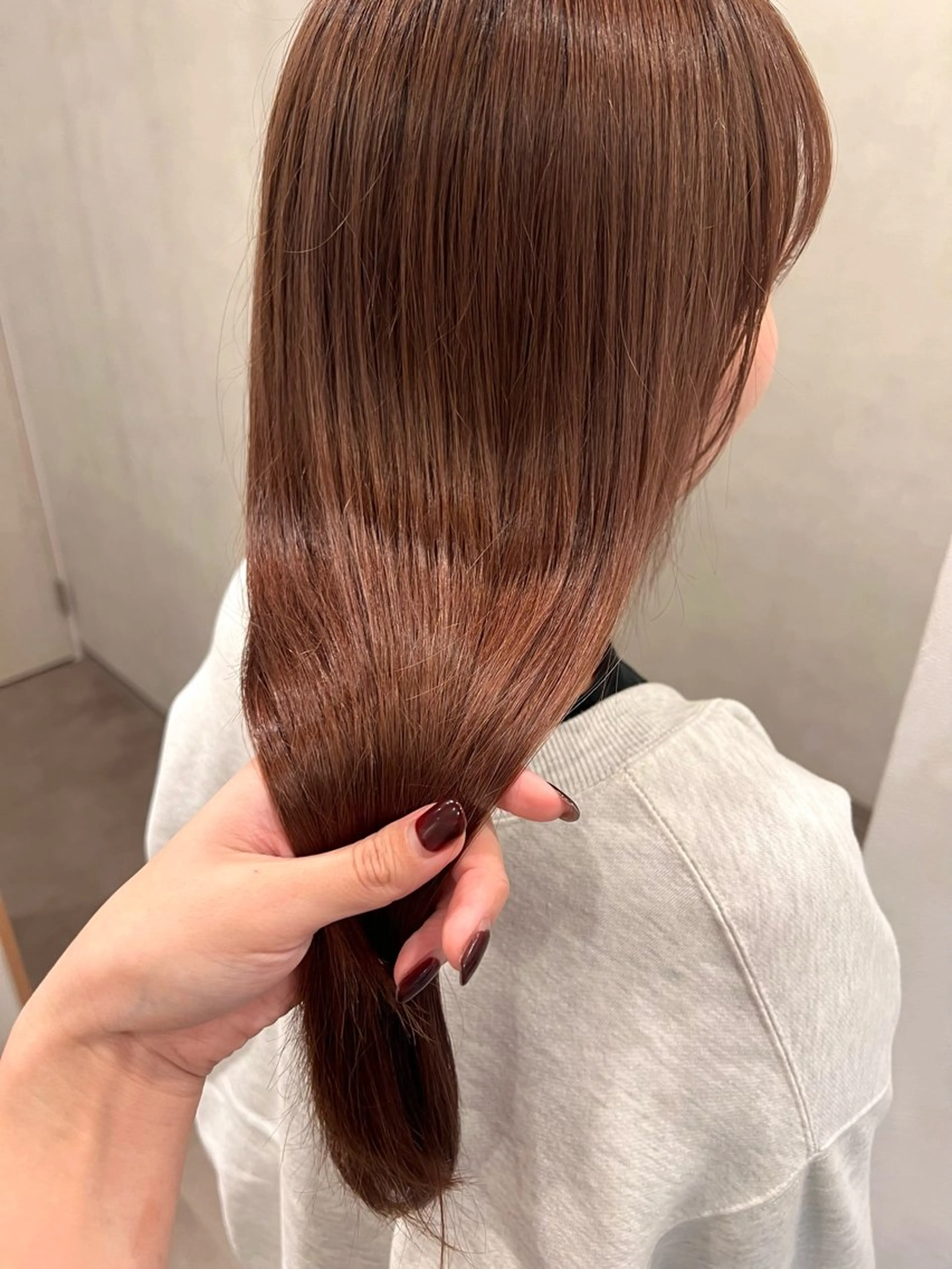 ロング カラー 縮毛矯正/髪質改善 riwaのヘアスタイル
