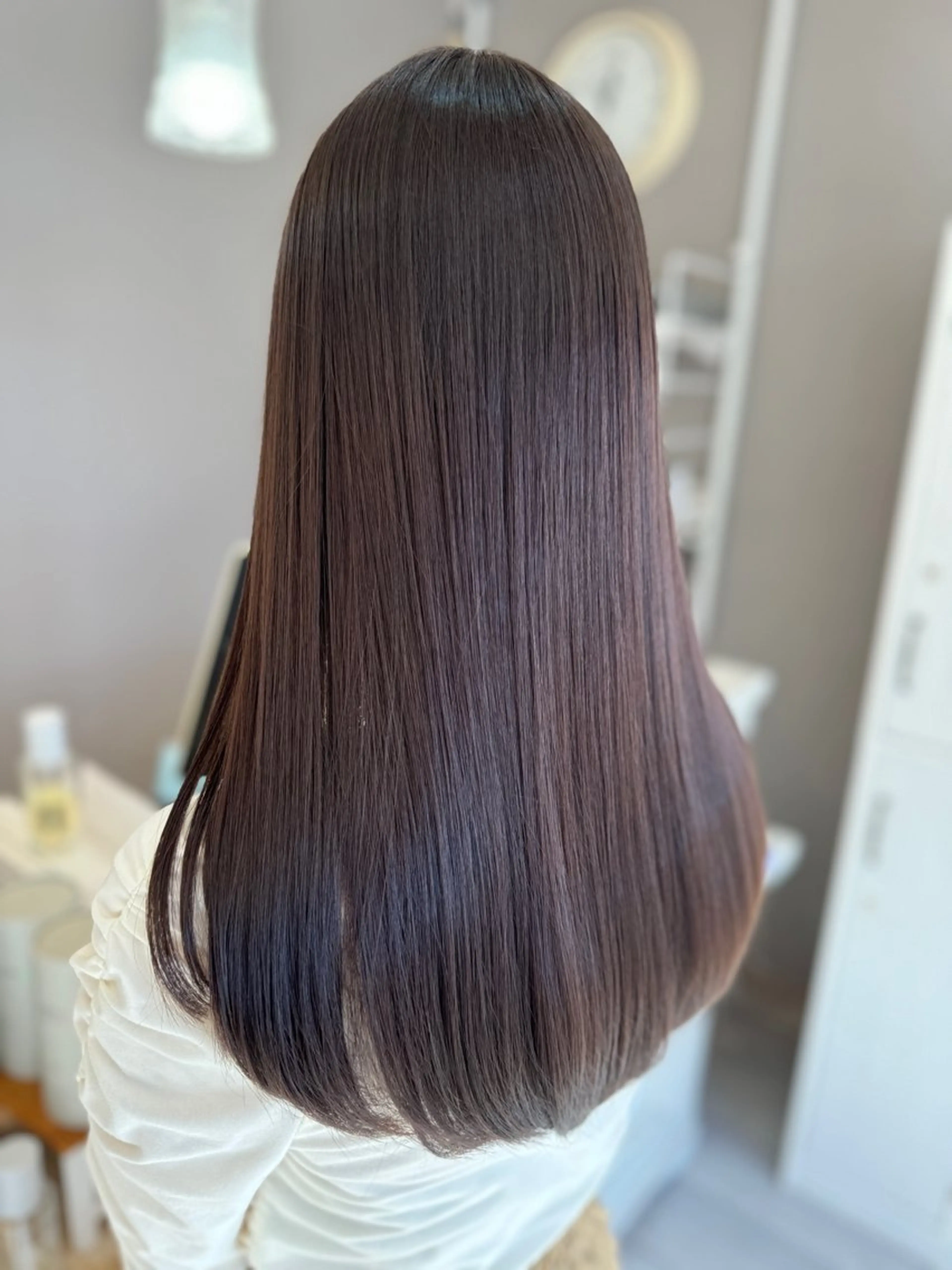 ロング カラー カット ヘアカラー トリートメント 勅使河原 裕生 Fiora大森のヘアスタイル