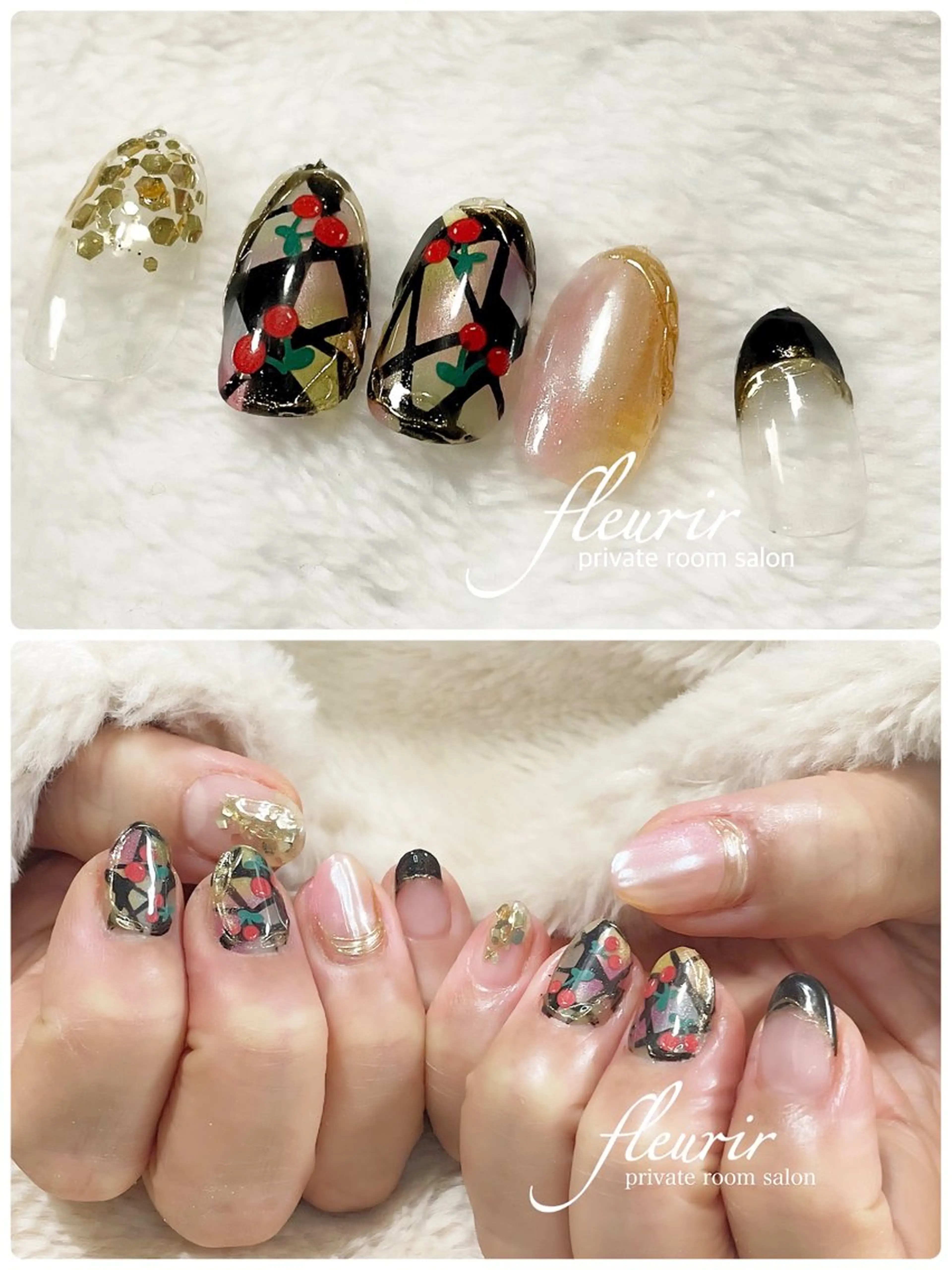 ネイル フルリール 【プライベートサロンのネイルデザイン