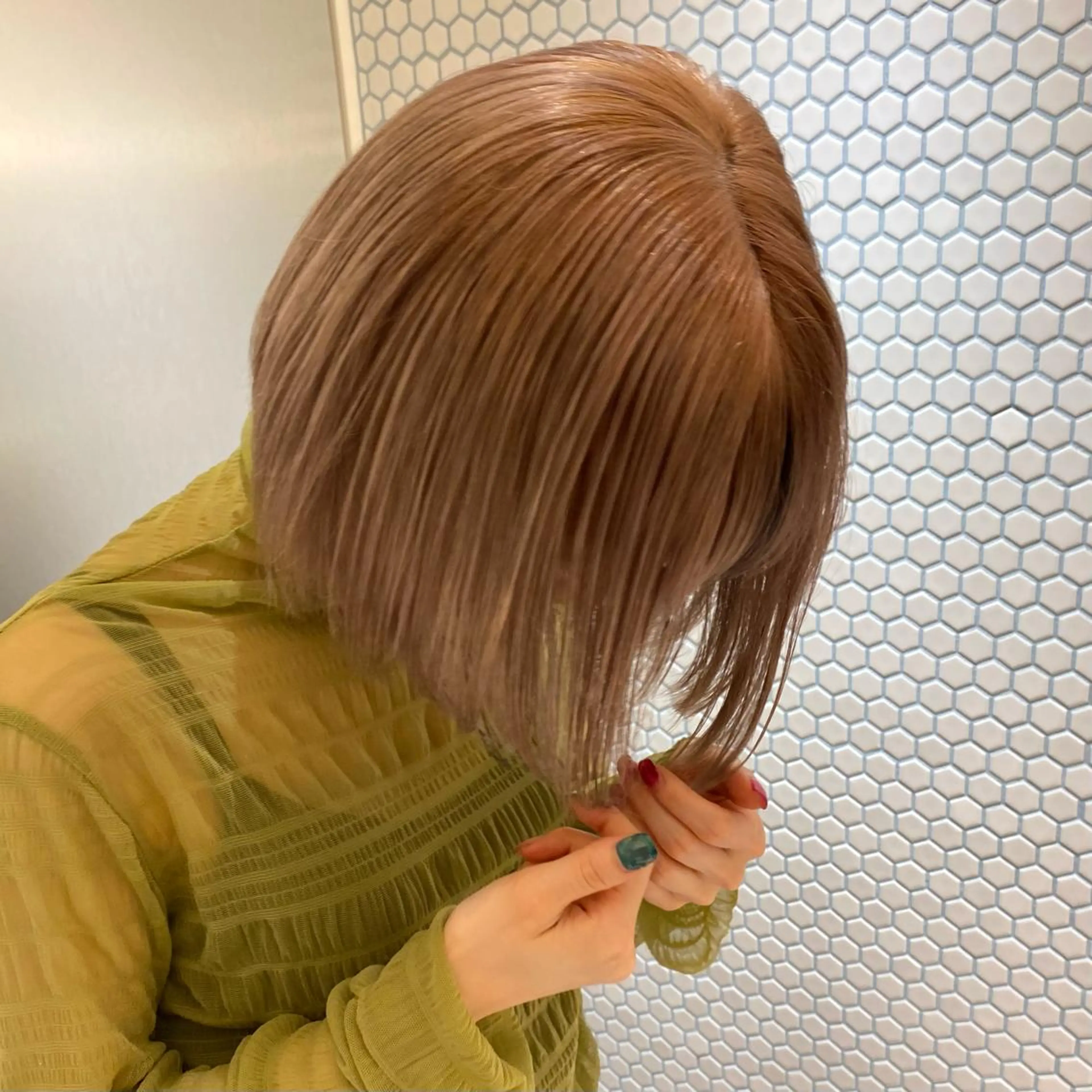 ミディアム カラー cinq所属・ハイライトカラー ❤︎hirokoのヘアスタイル
