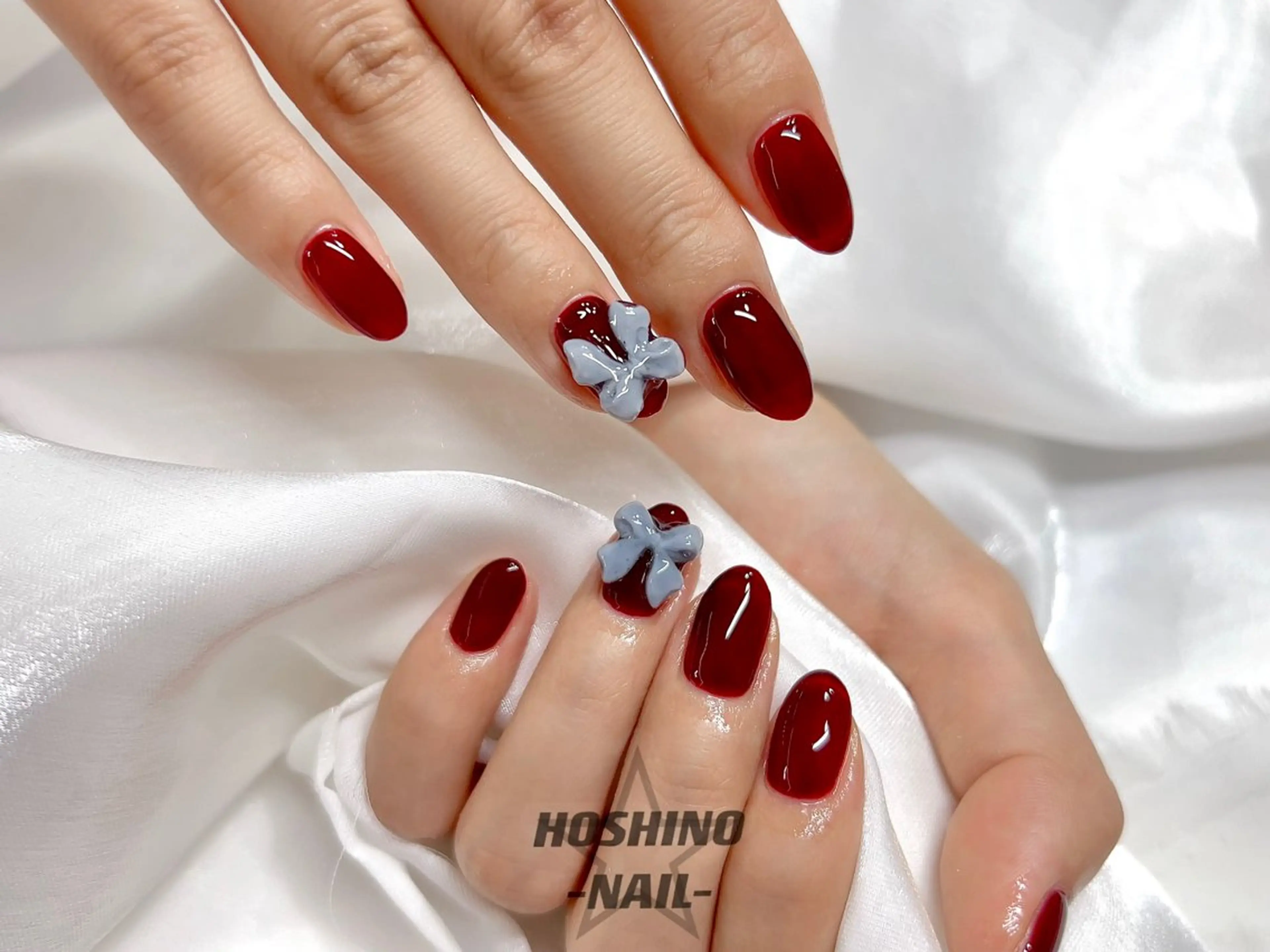 ネイル リボン ★HOSHINO NAIL★ナナミのネイルデザイン
