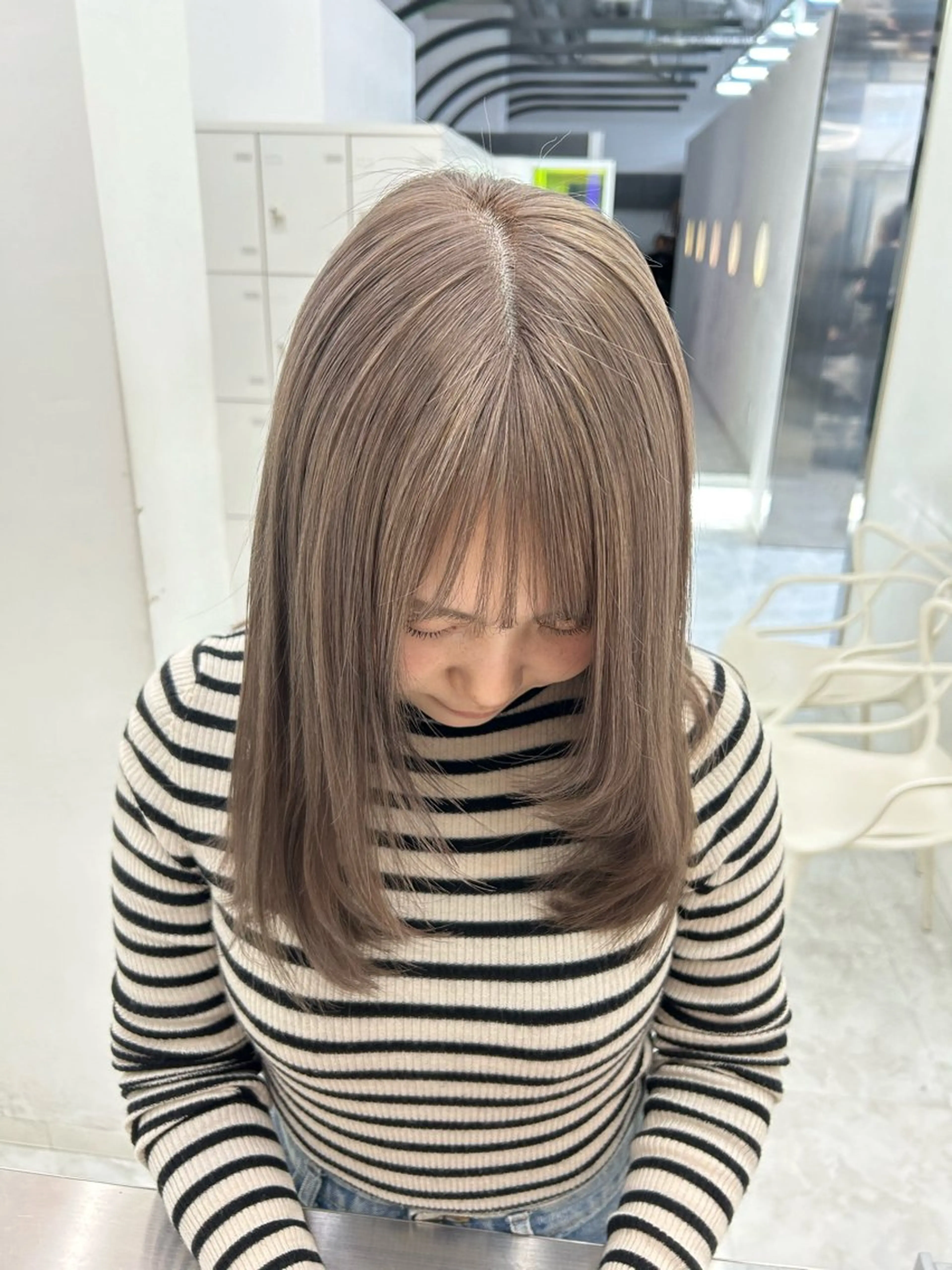カラー カット ヘアカラー 透ける透明感カラー 🩶anju🪽ྀིのヘアスタイル