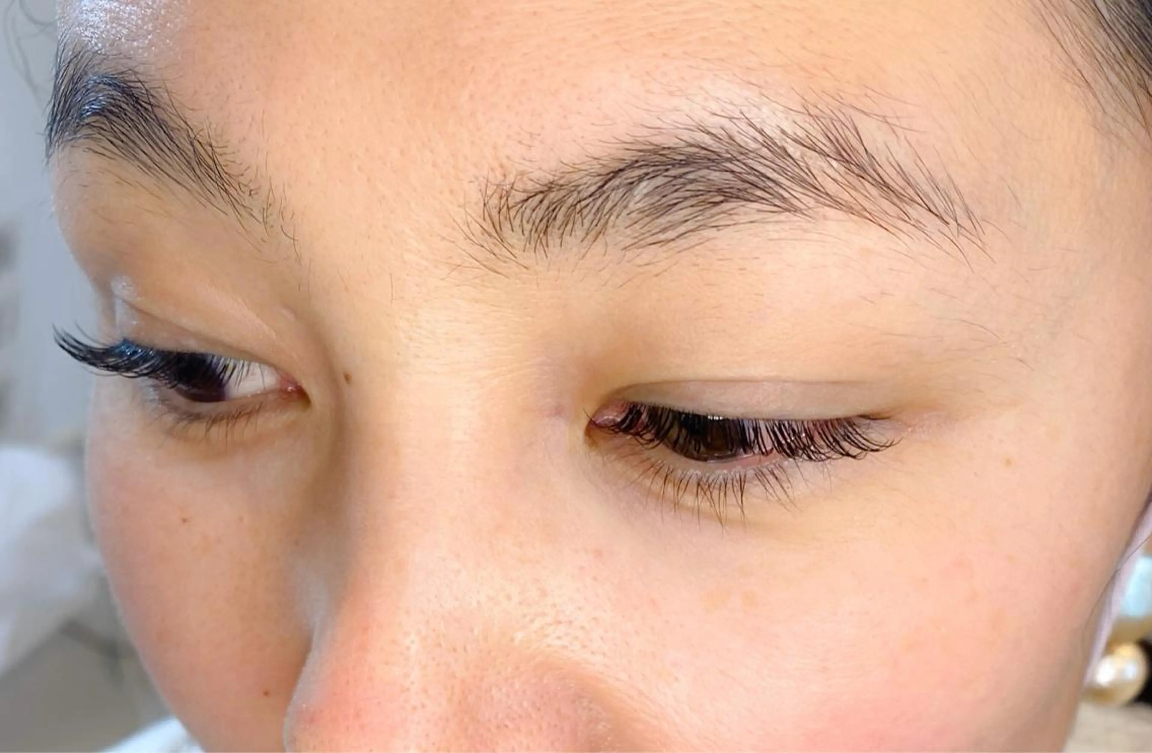 マツエク・マツパ フラットラッシュ まつげパーマ 一重×まつ毛パーマ ボリュームラッシュ マツエク まつ毛パーマまつエク 緑が丘徒歩1分/松田のマツエク・マツパデザイン