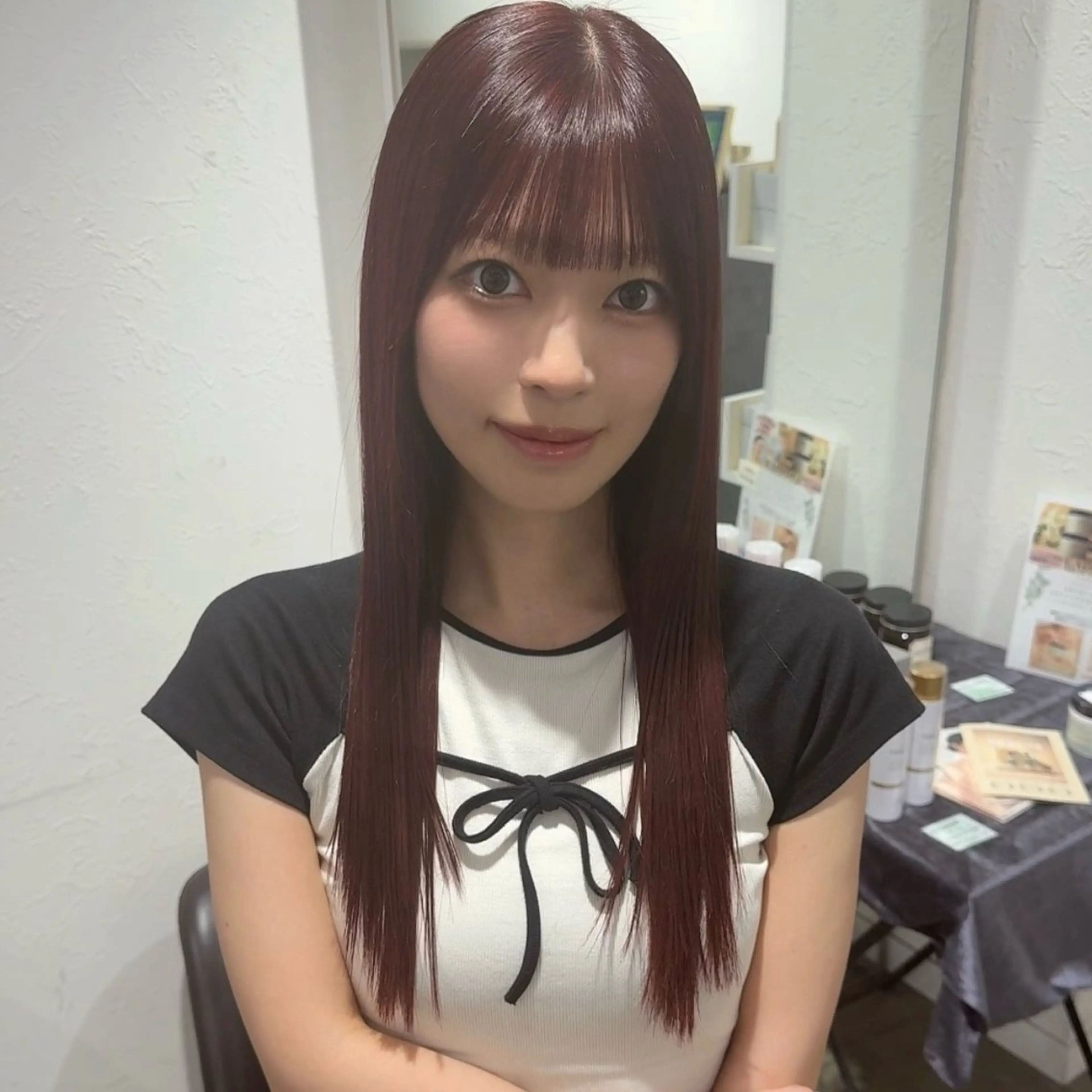 ロング カラー 艶カラー/カット AYANO 💗🪽のヘアスタイル