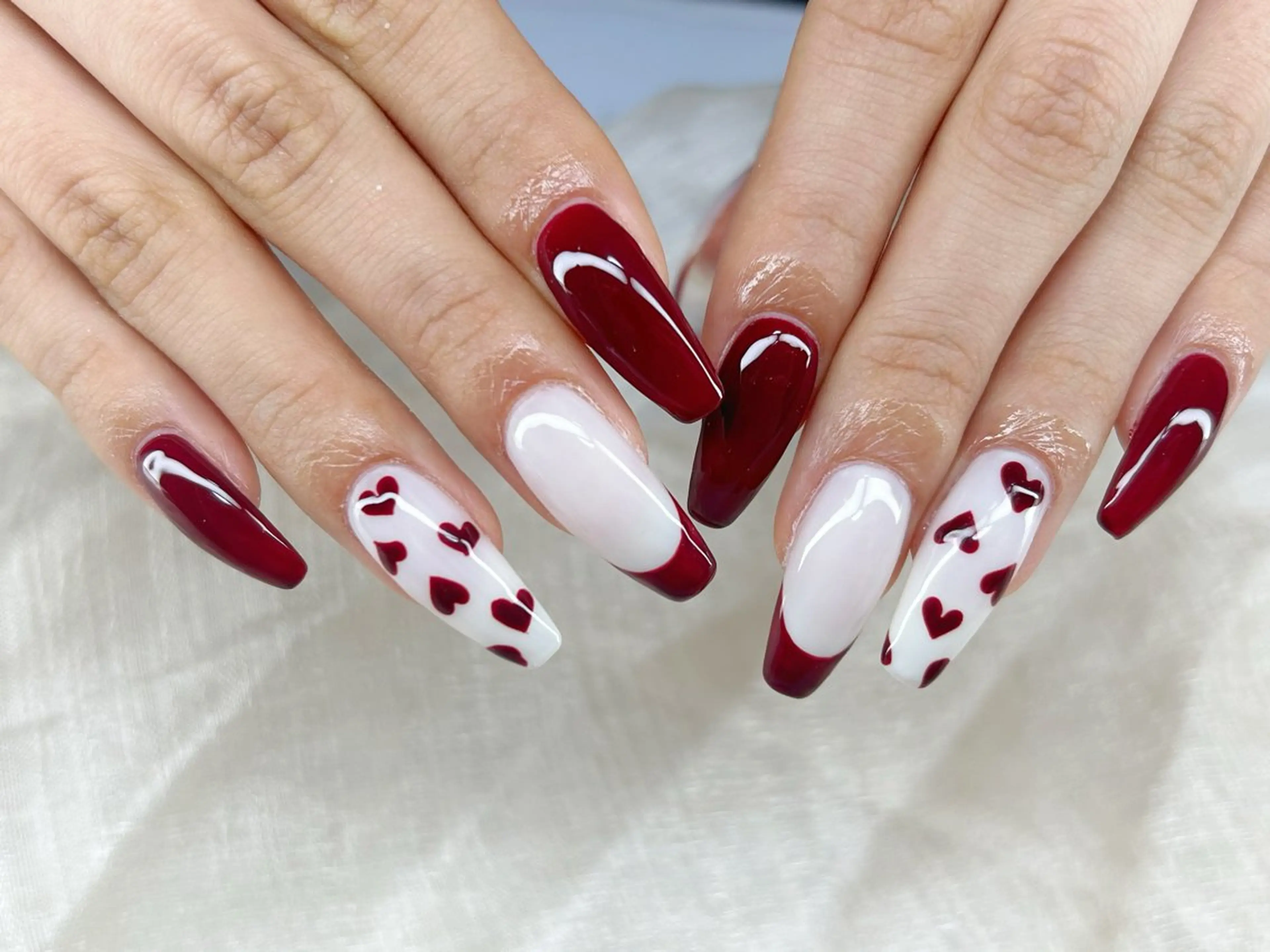 ネイル ロングネイル ハンドネイル Lino Nailのネイルデザイン