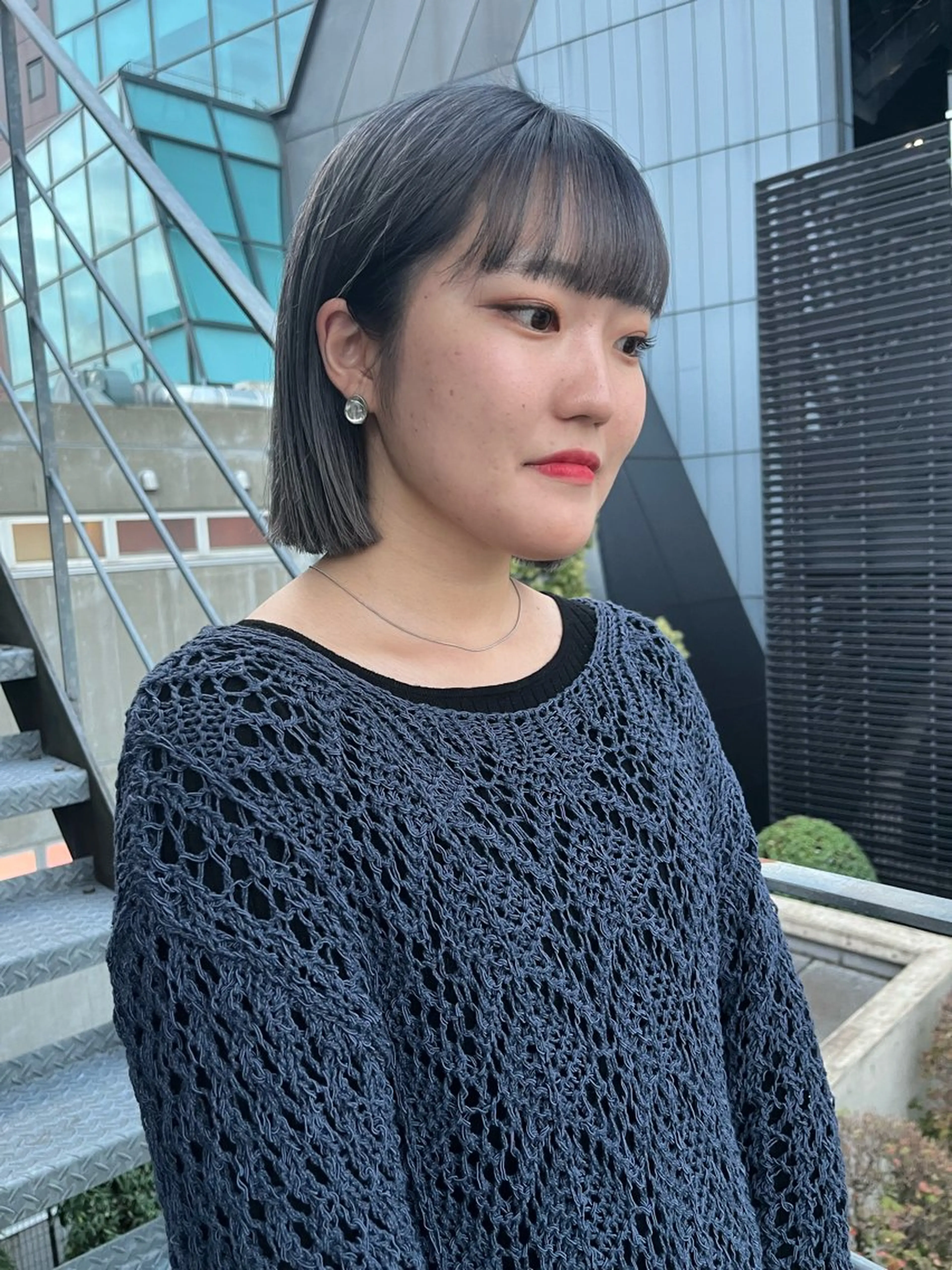 ショート ボブ カット ヘアカラー レイヤーカット\ウル フ　chinatsuのヘアスタイル