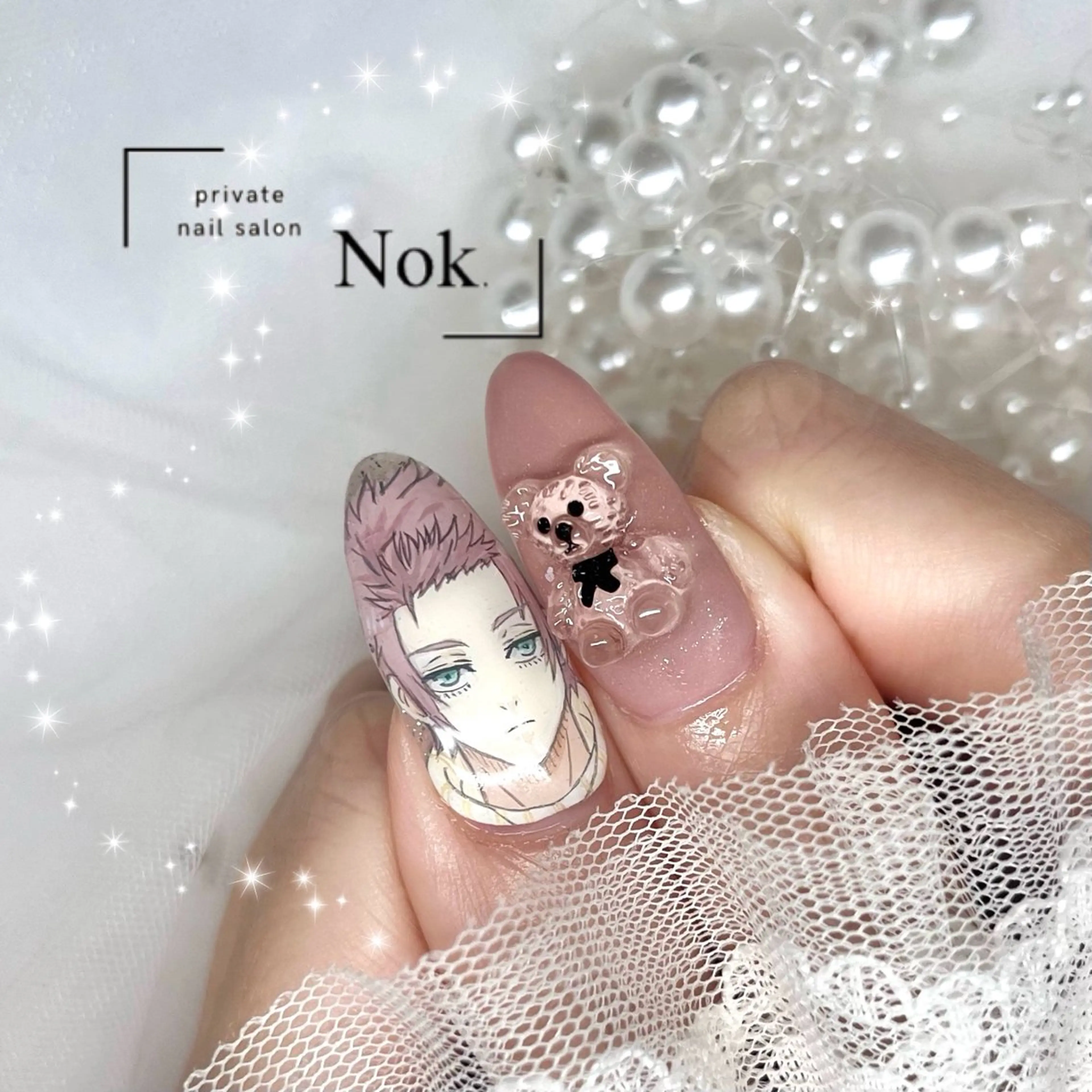 ネイル ハンドネイル 池袋痛ネイル Nok. 渡辺のネイルデザイン