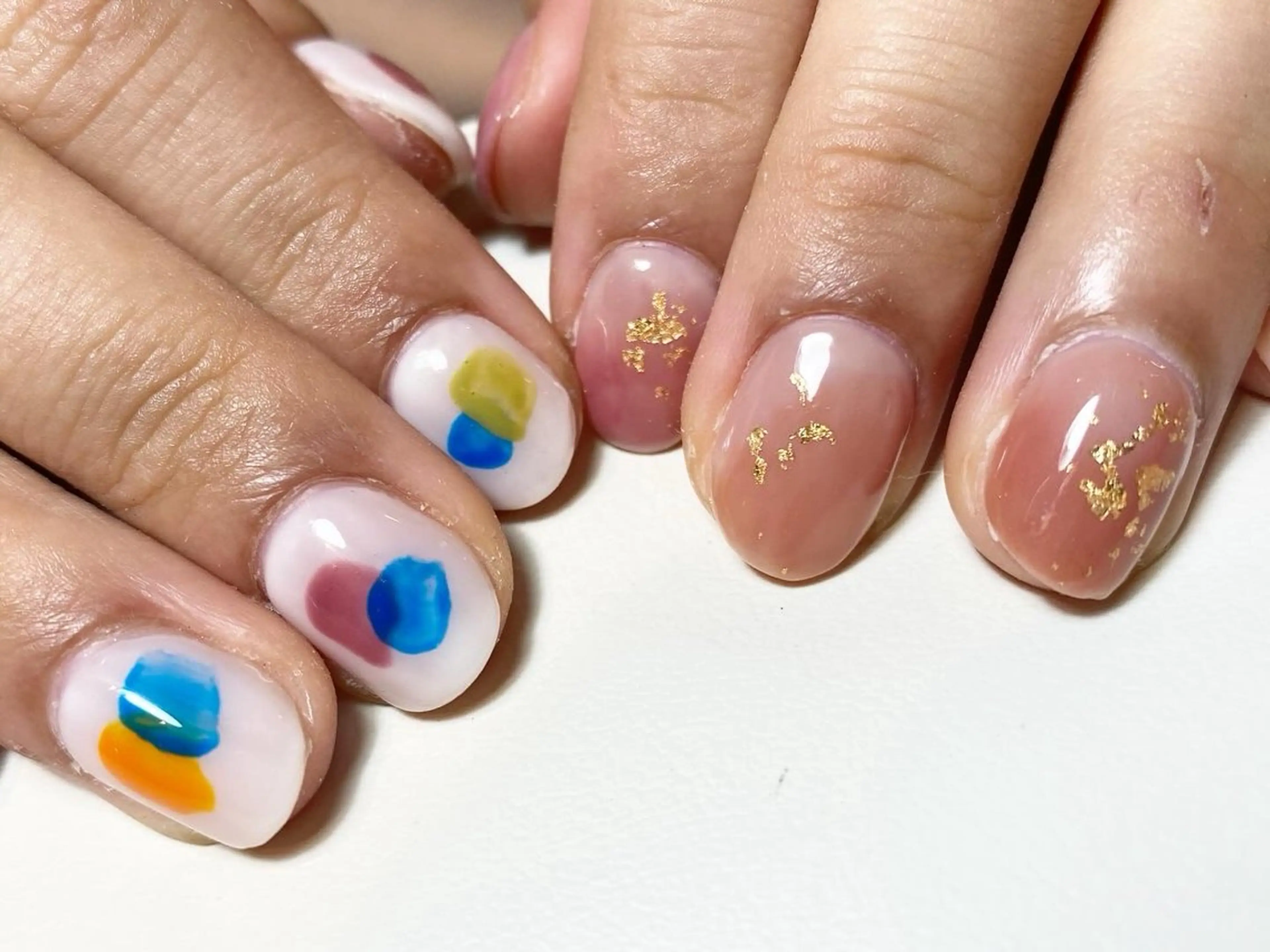 ネイル ニュアンスネイル scre as Etelのネイルデザイン