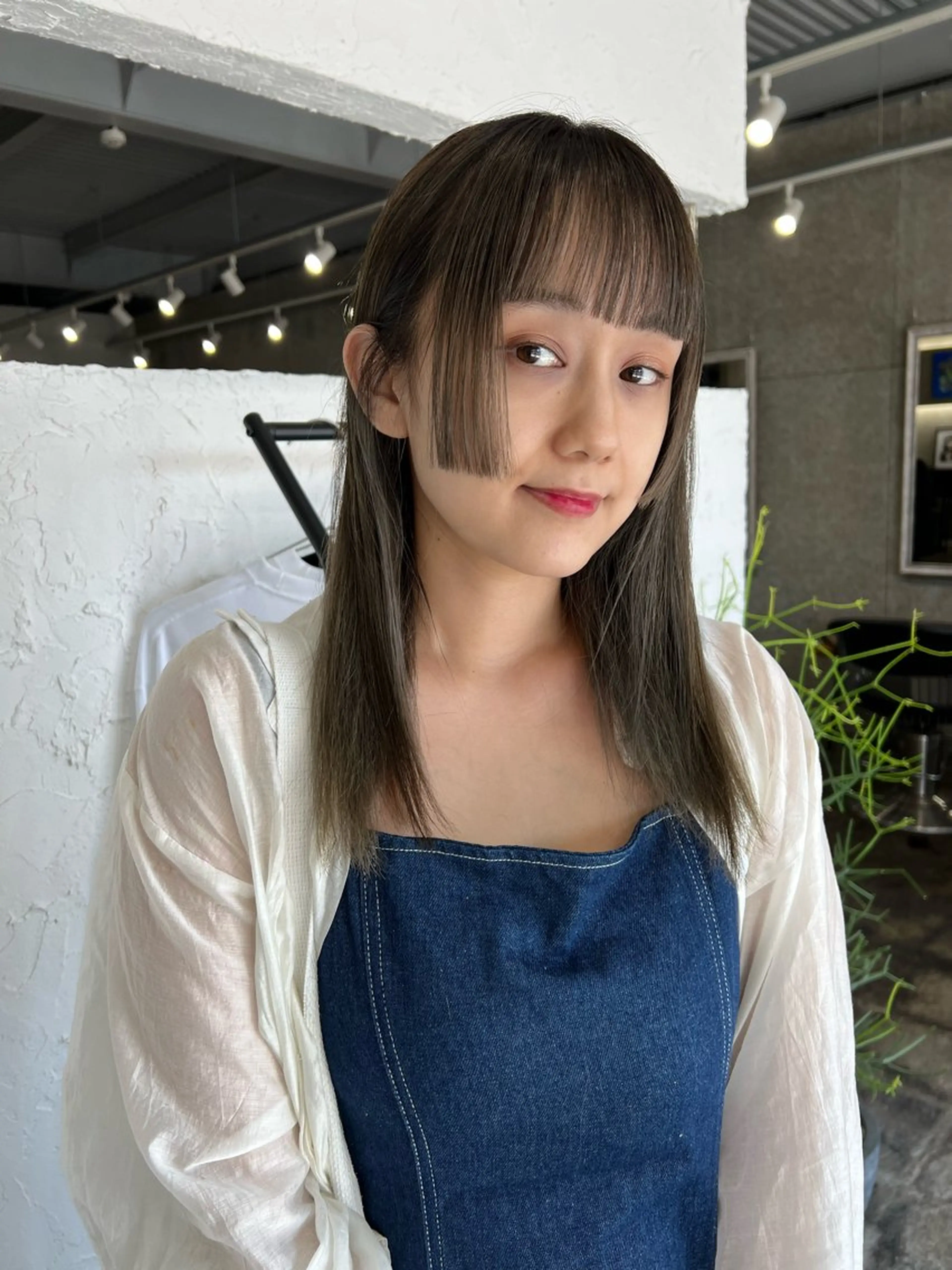 ロング カラー ヘアカラー トリートメント nishibu ayukaのヘアスタイル